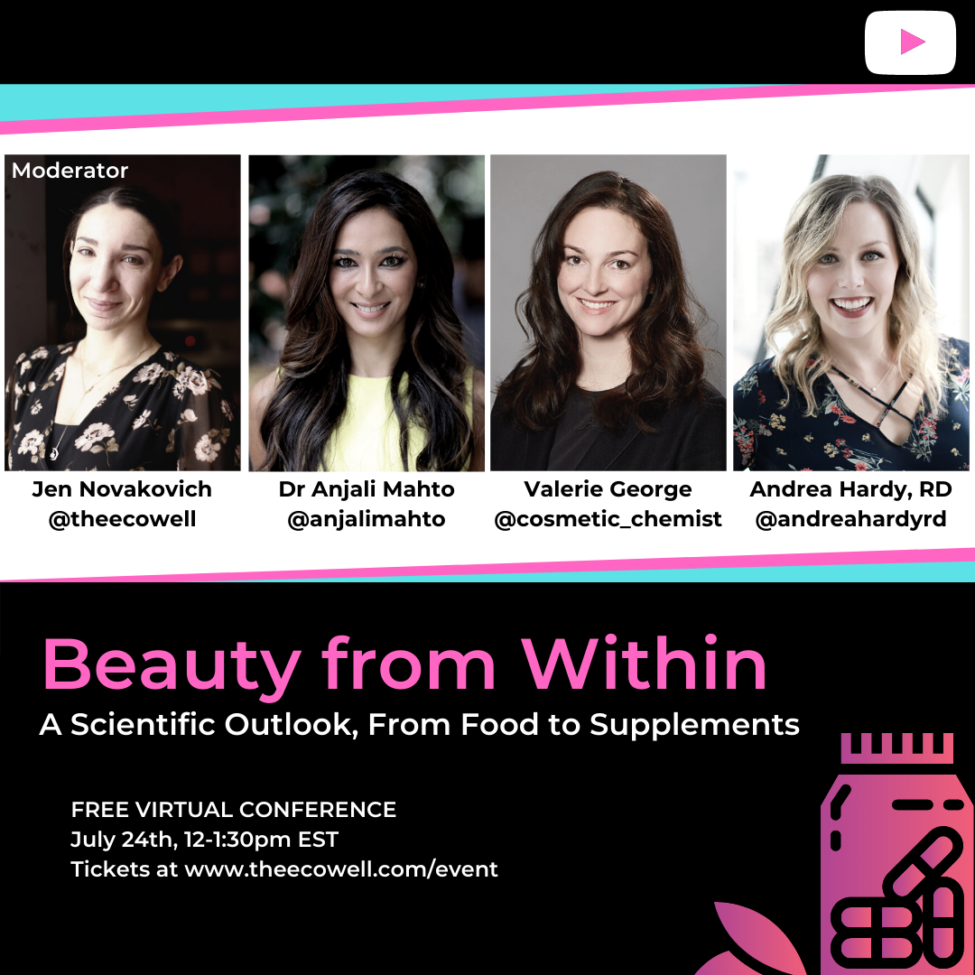 Beauty From Within: A Scientific Outlook, from Food to Supplements