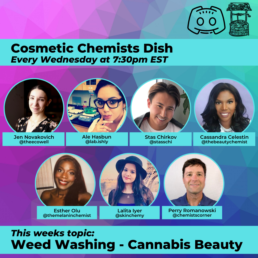 Cosmetic Chemists Dish, Discord Replay - CBD Beauty