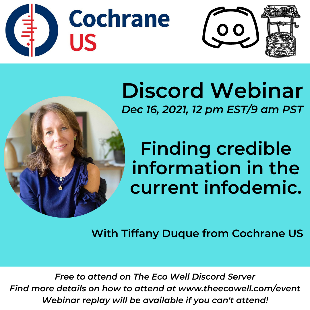 Discord Webinar Replay - Finding Credible Information in the Current Infodemic