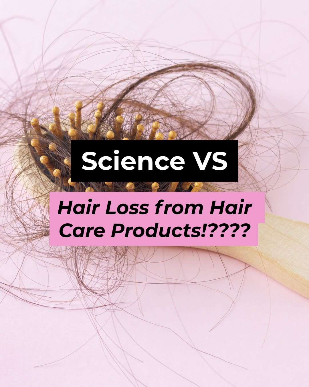 Hair loss from hair care products!?? What you should know.