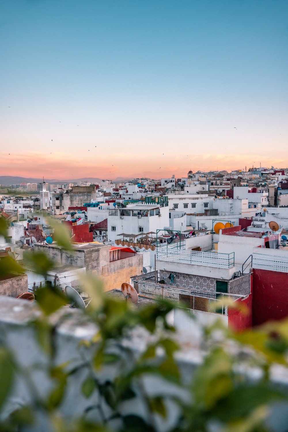 Airbnb rooftop sunset Tangier Morocco 2023-11-14 002.jpg