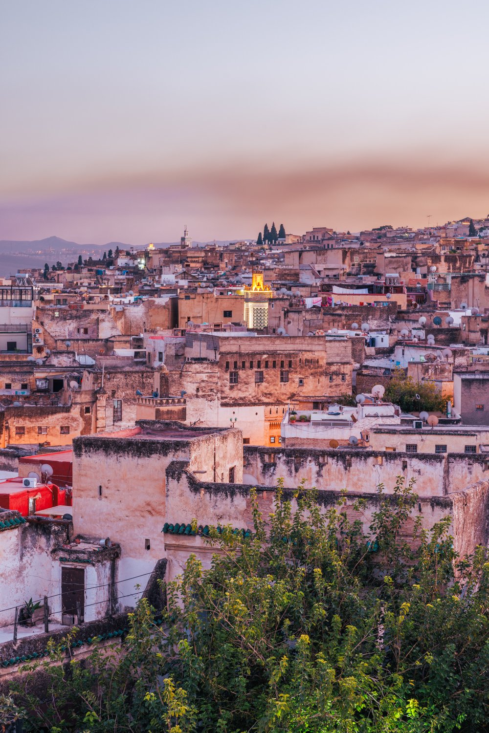 Fes Riad Batchisarai rooftop sunset 2023-11-18 013.jpg