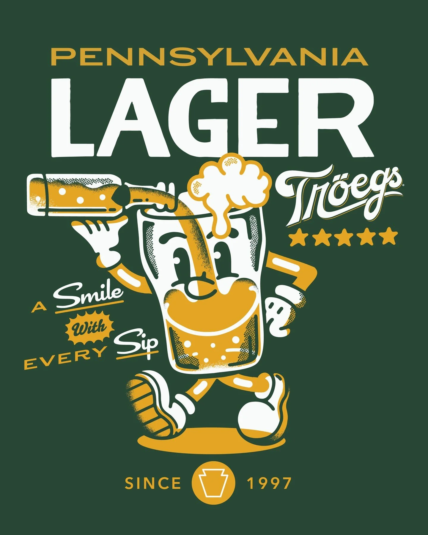Grab your Pennsylvania Lager merch @troegsbeer⁠