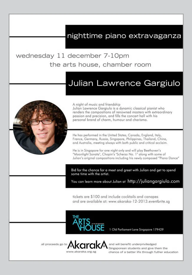 Piano Recital Flyer