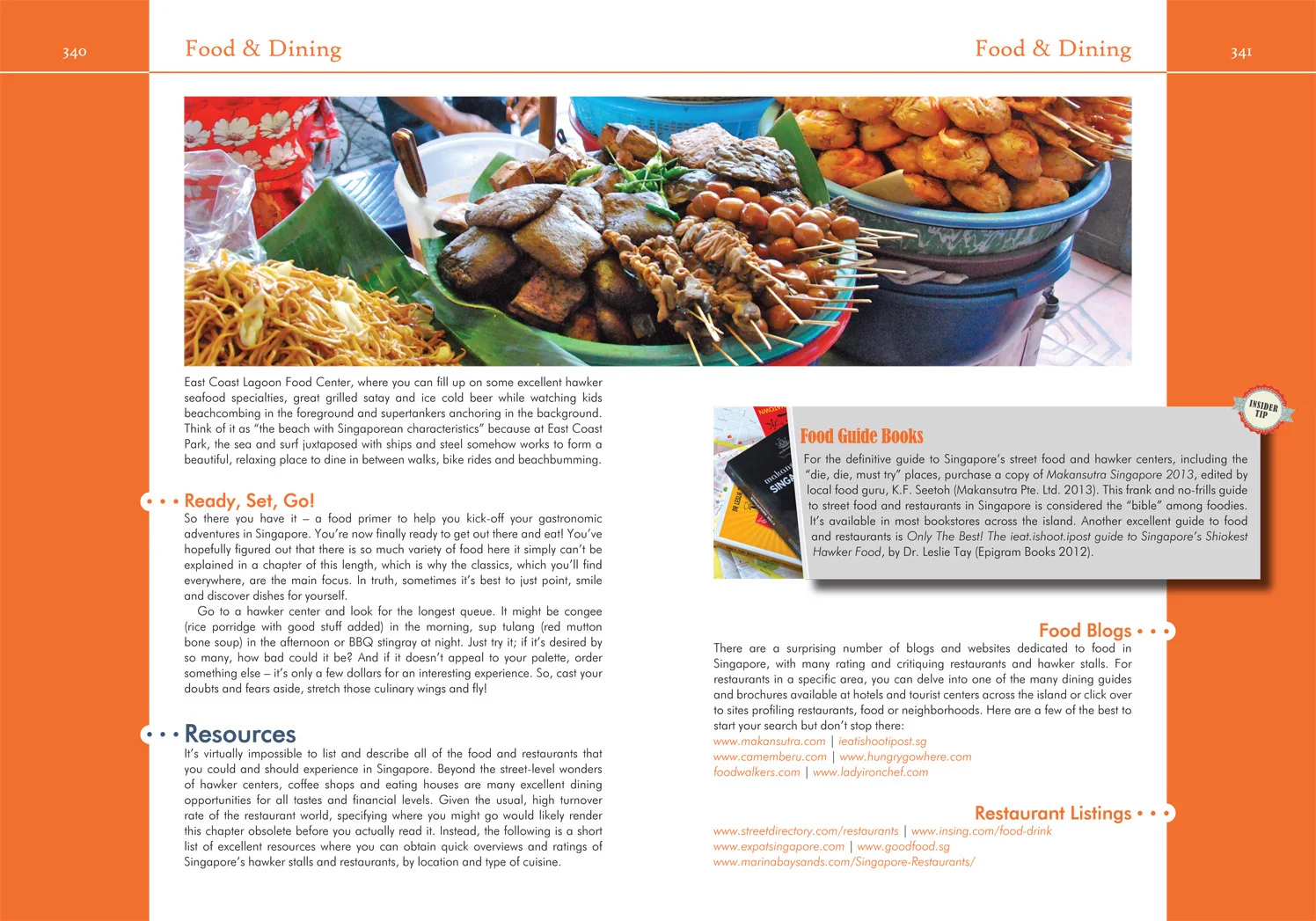 Interior Spread for Singapore Travel Guide
