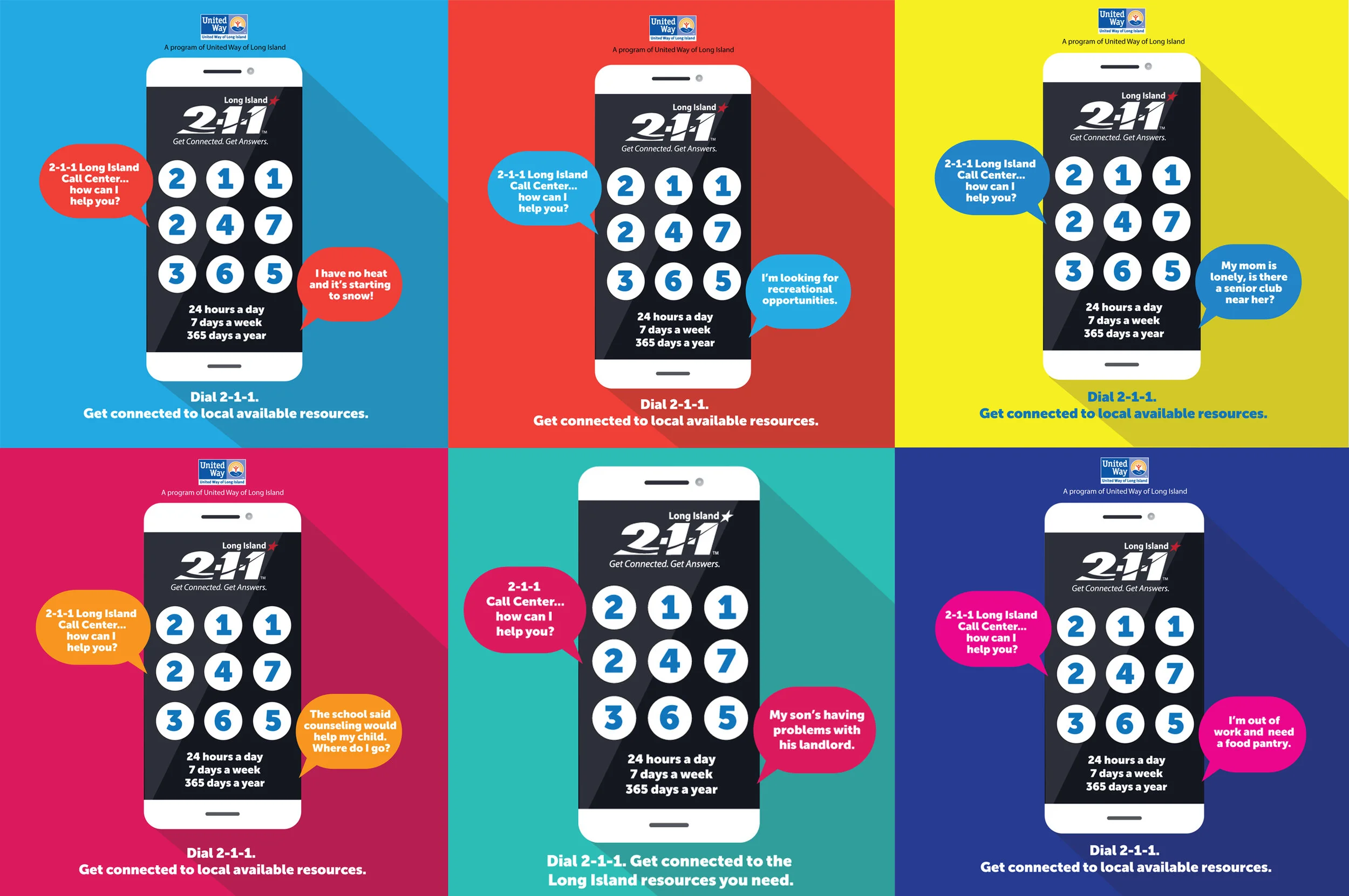 Social Media Campaign for 2-1-1