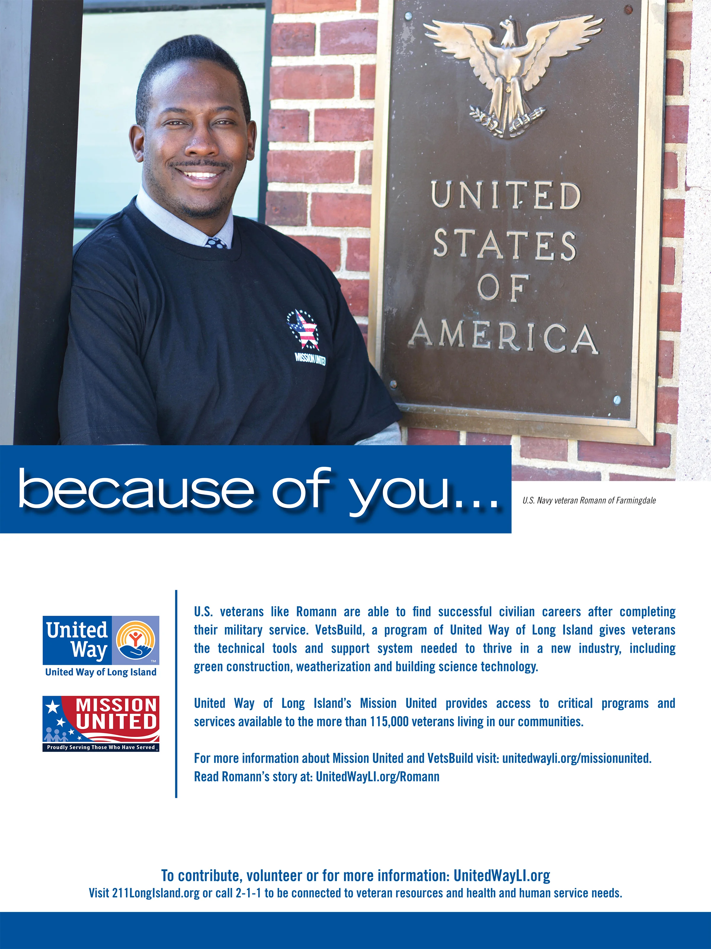 Veteran Programs Ad (On-Going Monthly Ad Campaign)