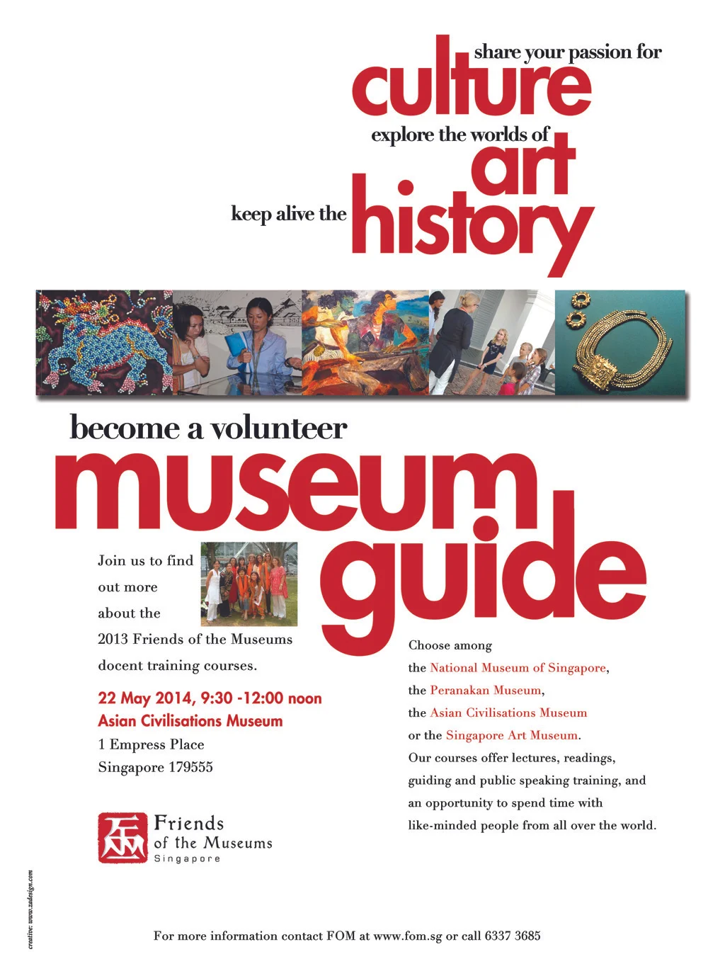 Docent Recruiting Ad (Singapore)