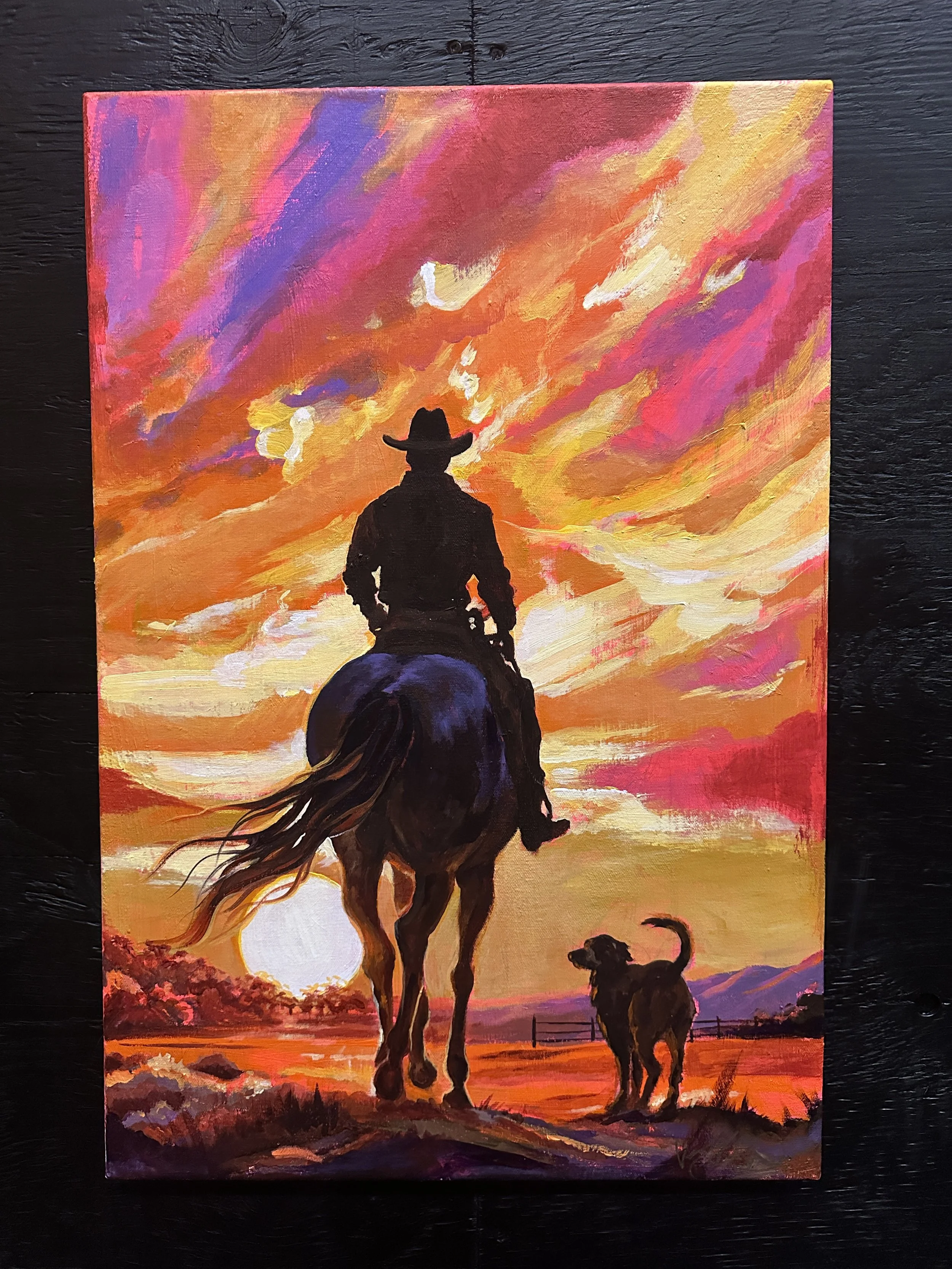 Where the Sky Burns- Original Painting