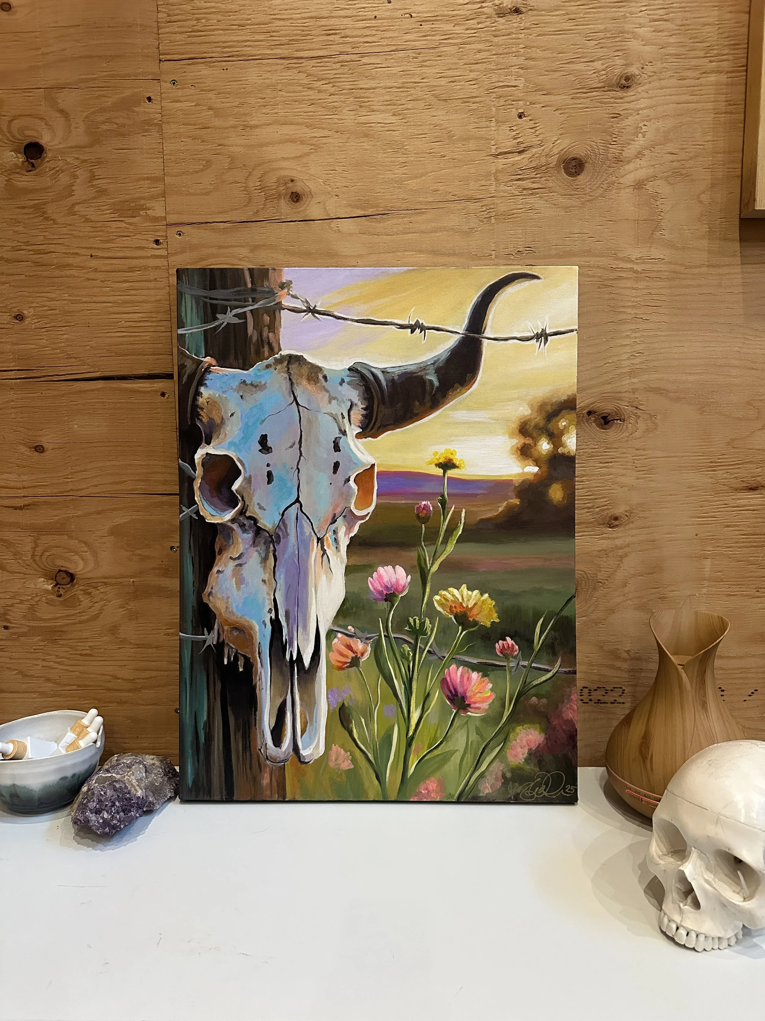 Sun on Old Bones -Original Painting