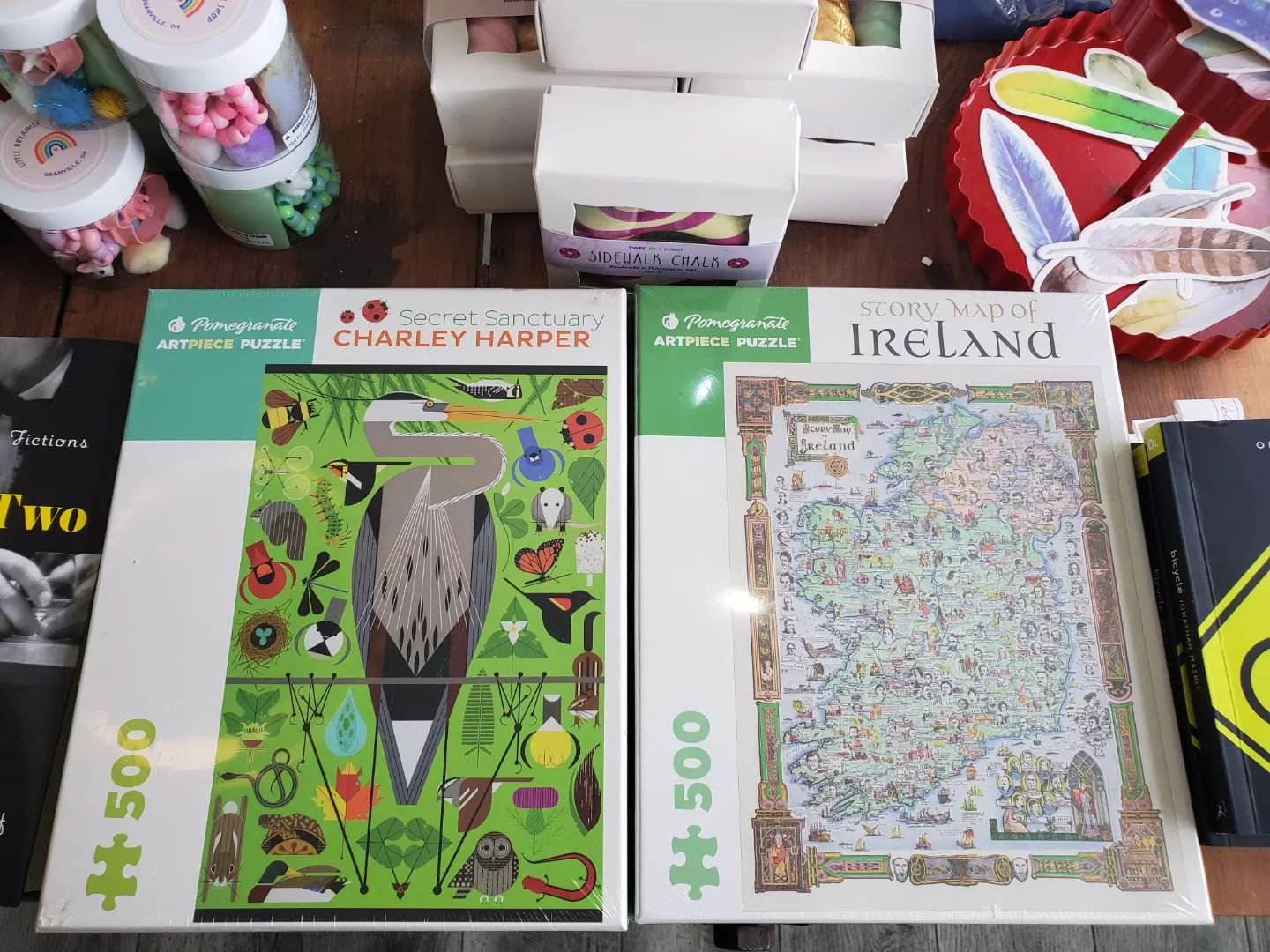 Puzzled over what hobby to get into next? We've got the puzzles for you! Puzzles are fun, while being both relaxing and challenging, and perfect for solo puzzling or with a group. 🧩 

#readersgardenbookstore #readersgardenohio #granvilleohio #indepe