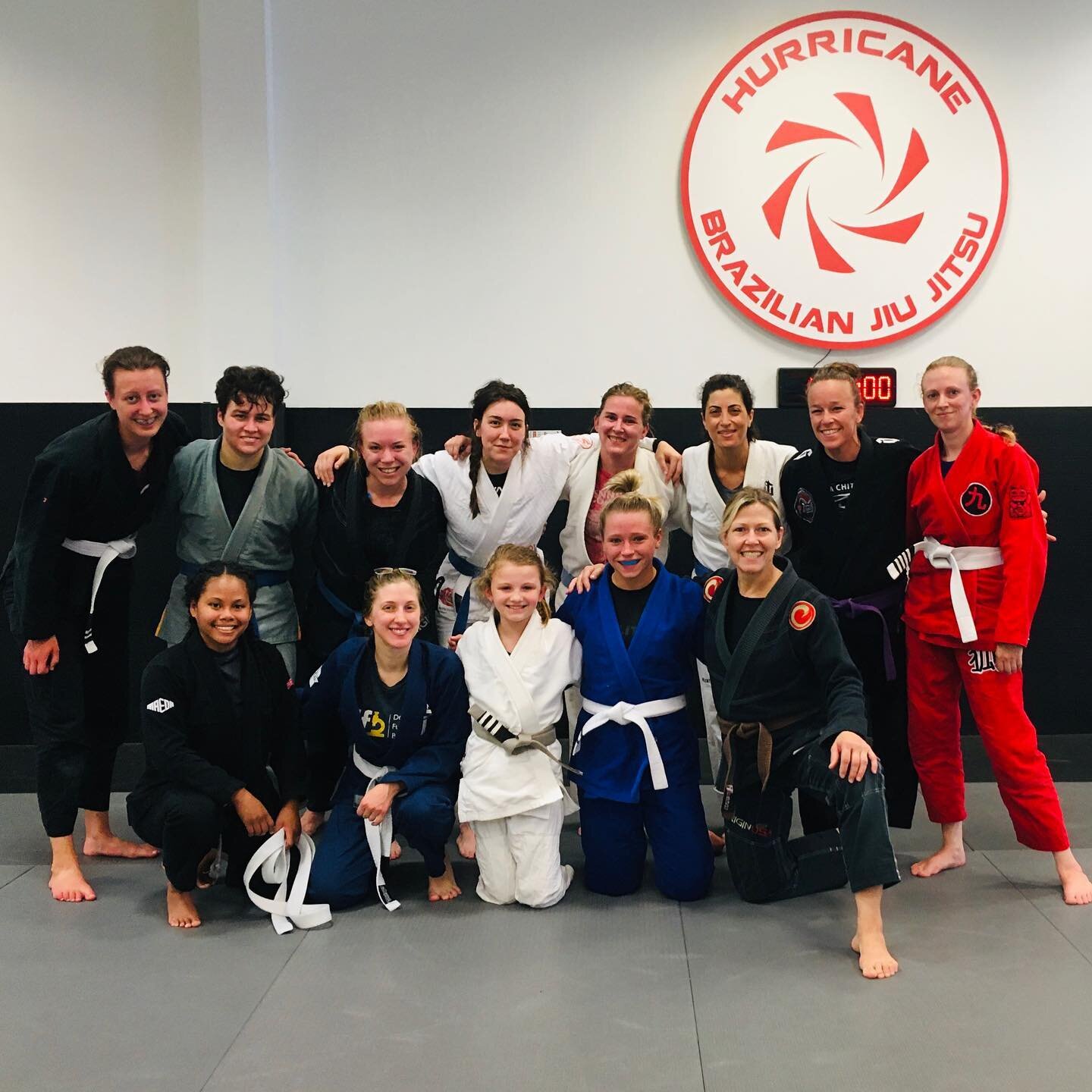 Having lots of women as  training partners is so beneficial for competition prep. Thanks to all of you for showing up and being part of the team. On to the next&hellip; IBJJF Pans. What&rsquo;s your next? #hurricanejj #bjj #jiujitsu #competition #pre