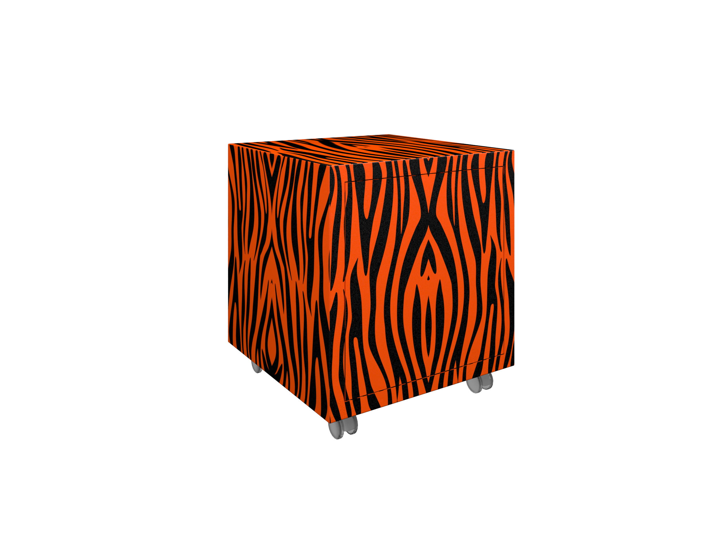 Oggetto: Comodini mobili Anno: 2018 Collaborazioni: Arch. Kaveh Najafi Descrizione: Comodini in acciaio verniciato con sportellino porta oggetti, dalle texture colorate e super kitch, pensato per chi non si vuole mai circondare di oggetti noiosi.