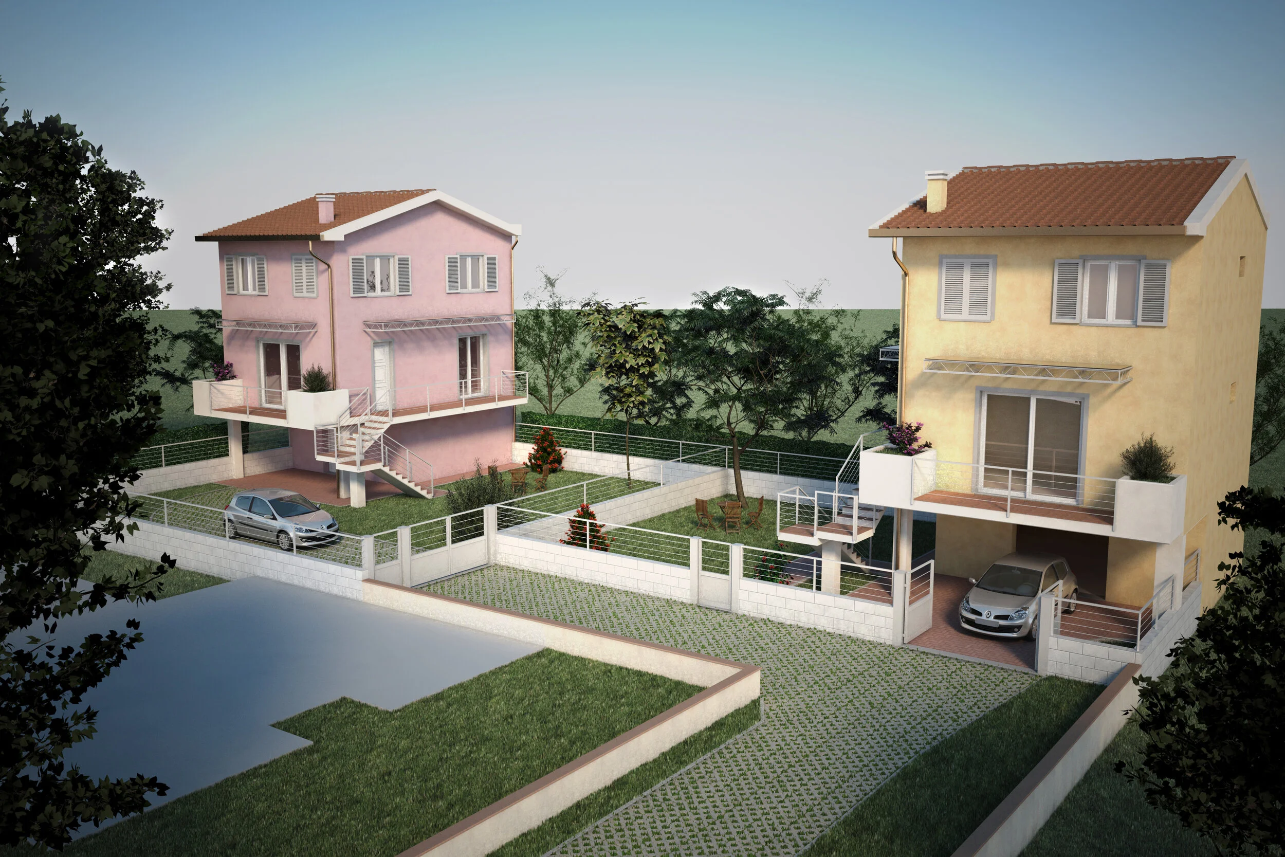  Oggetto: Villetta Unifamiliare  Localizzazione: Campi Bisenzio  Anno: 2016  Collaborazioni: Studio 88 - Progettazioni Architettoniche  Descrizione: Progetto di nuova costruzione in area di completamento per la realizzaizone di n.2 Bio-Ville Unifamil