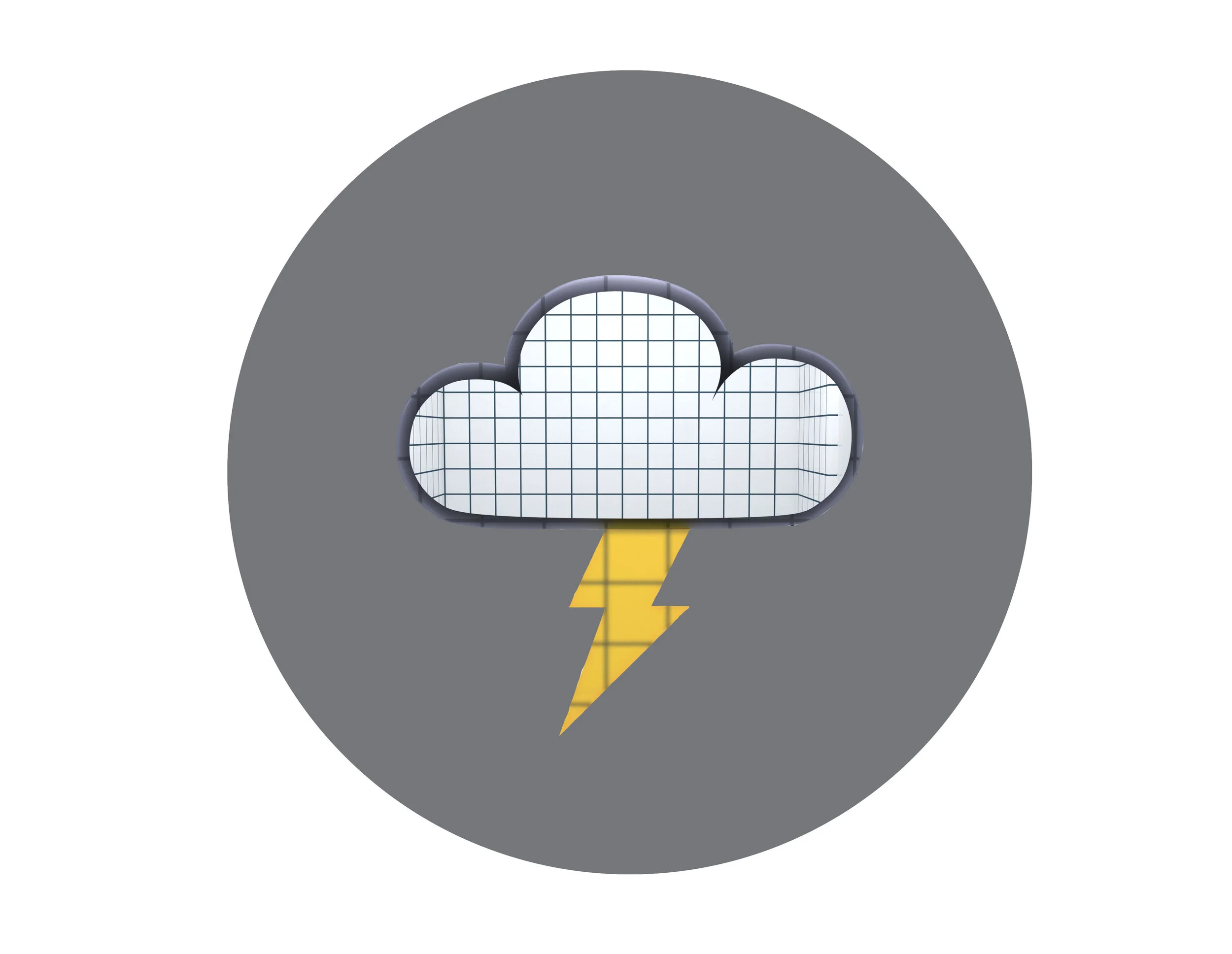  Oggetto: Specchio retroilluminato    Anno: 2018    Collaborazione: Cosimo Agnoletti    Descrizione: In una notte buia e tempestosa c'era una nuvola carica di pioggia, che non aspettava nient'altro che scatenare    un bel temporale.    Uno specchio s