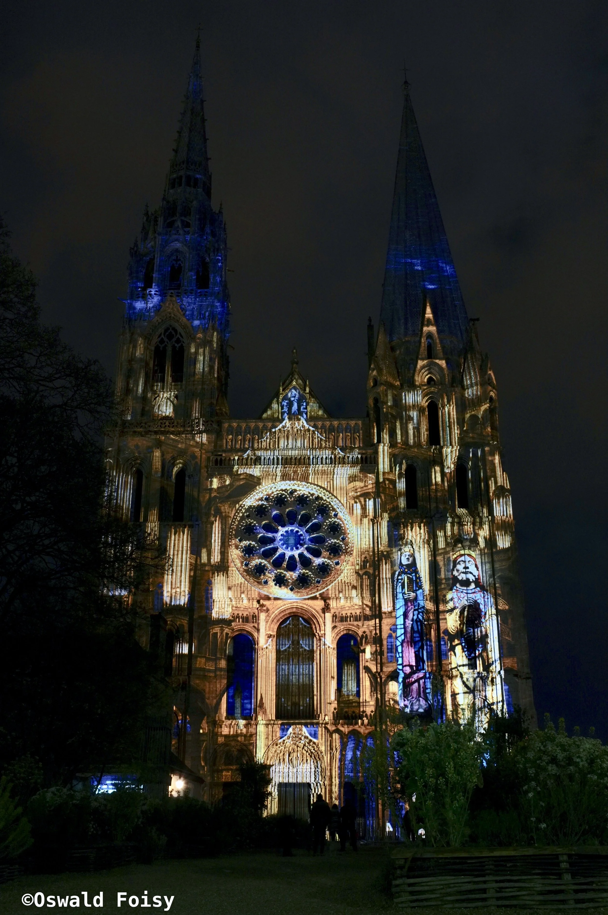 Cathédrale de lumières à Chartres