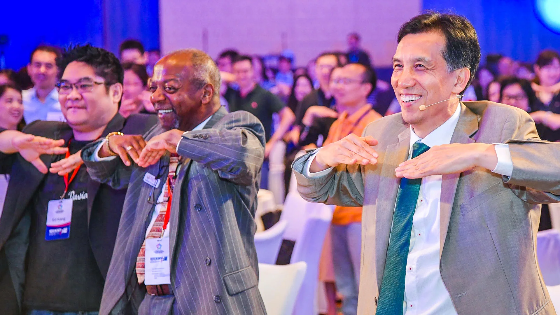 From Left to Right: Ed Kang (Executive President), Dr. Roland Livingston (President ISODC) and Dr. Yongming Tang (Dean of SynergyWorks College of OD)