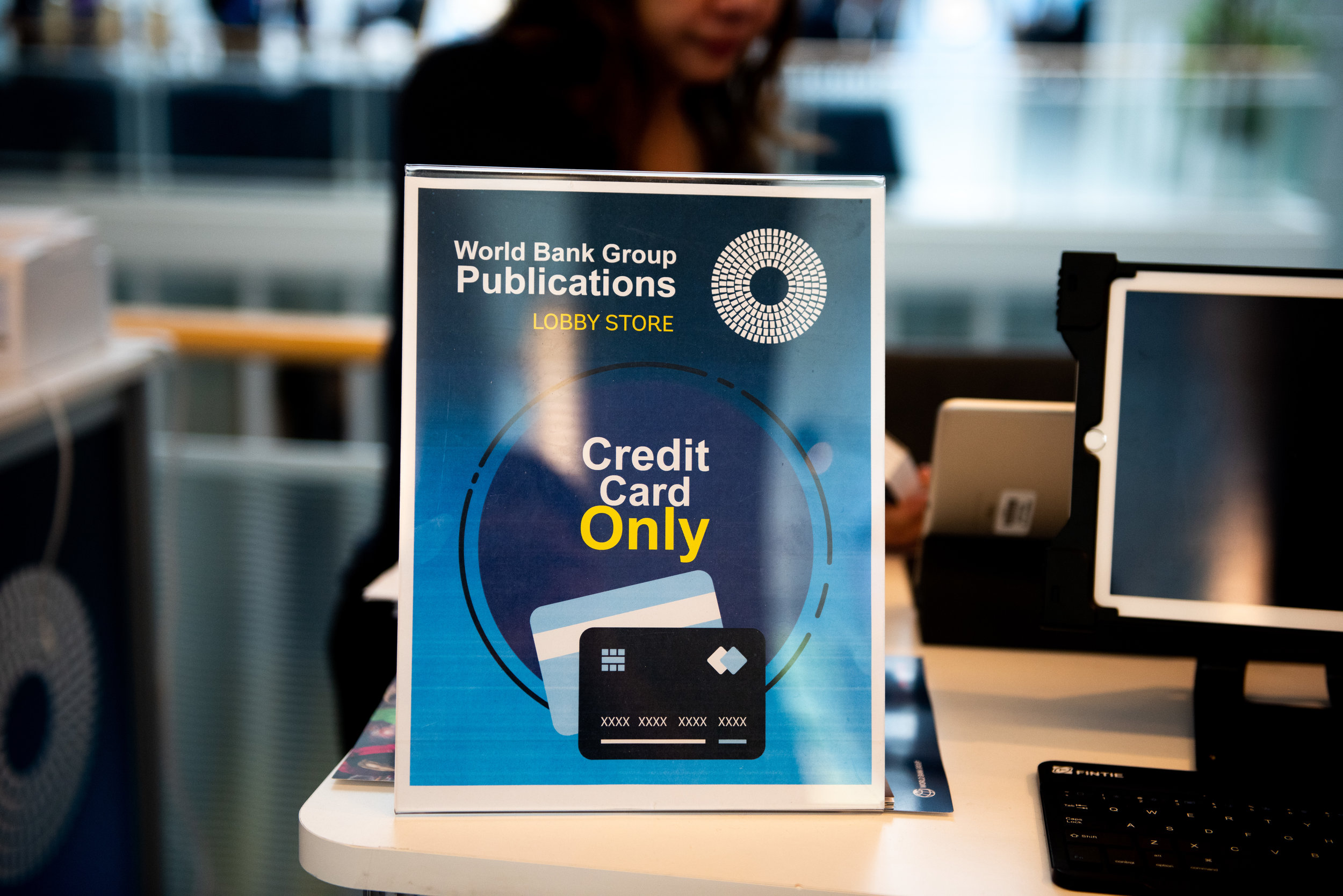 Credit Card Only Sign