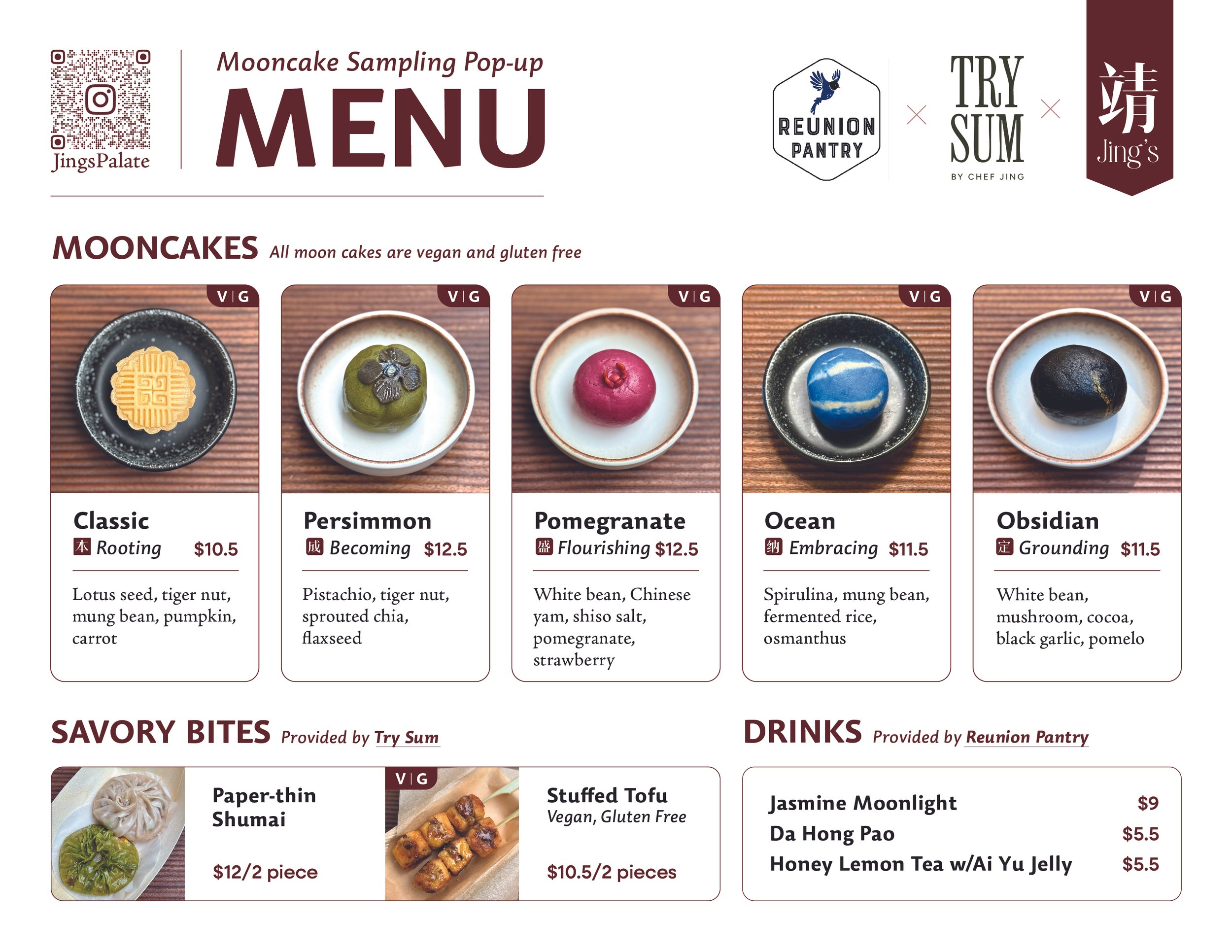 Menu: Mooncake Event