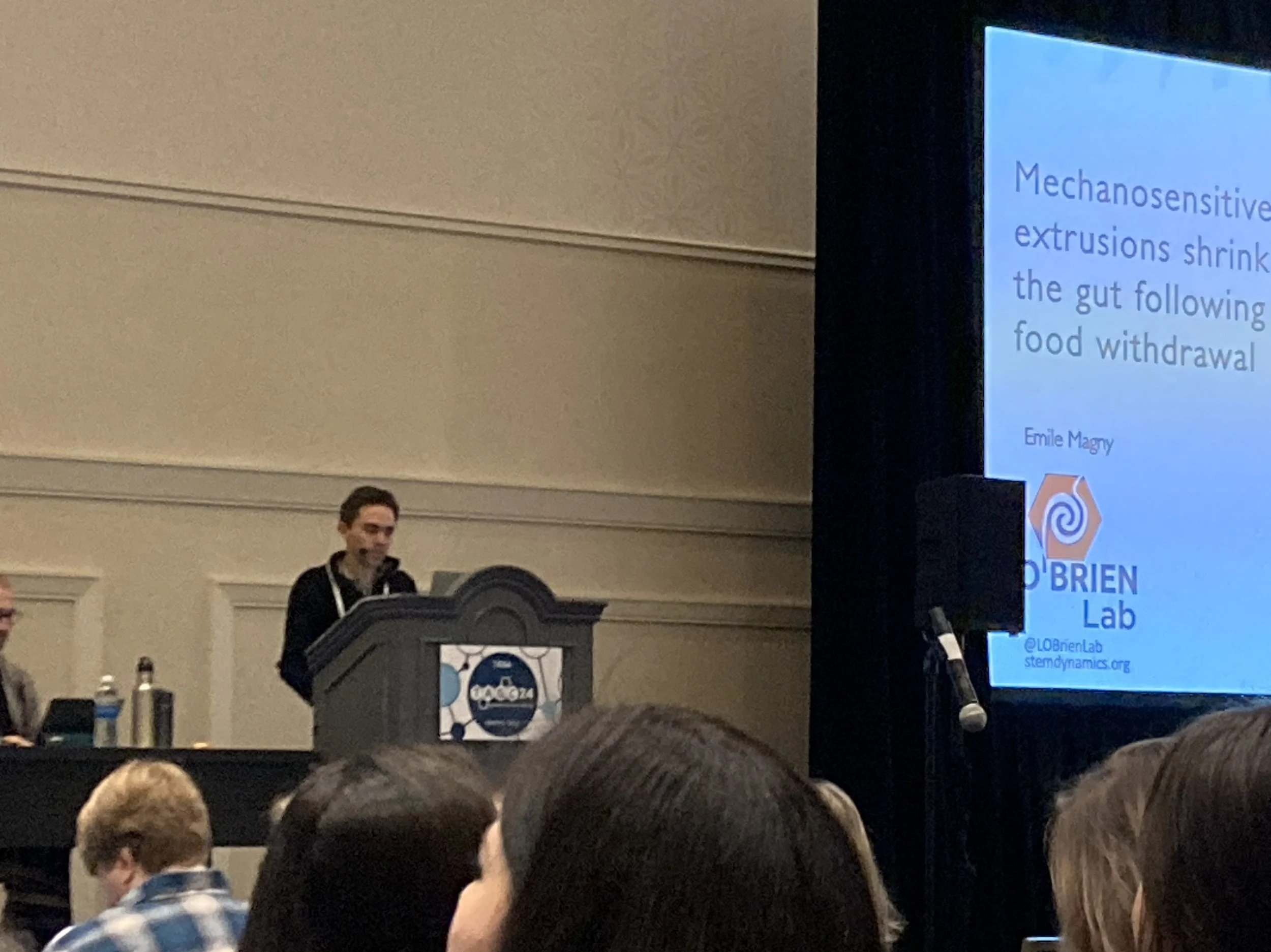 Emile gives a talk at TAGC24