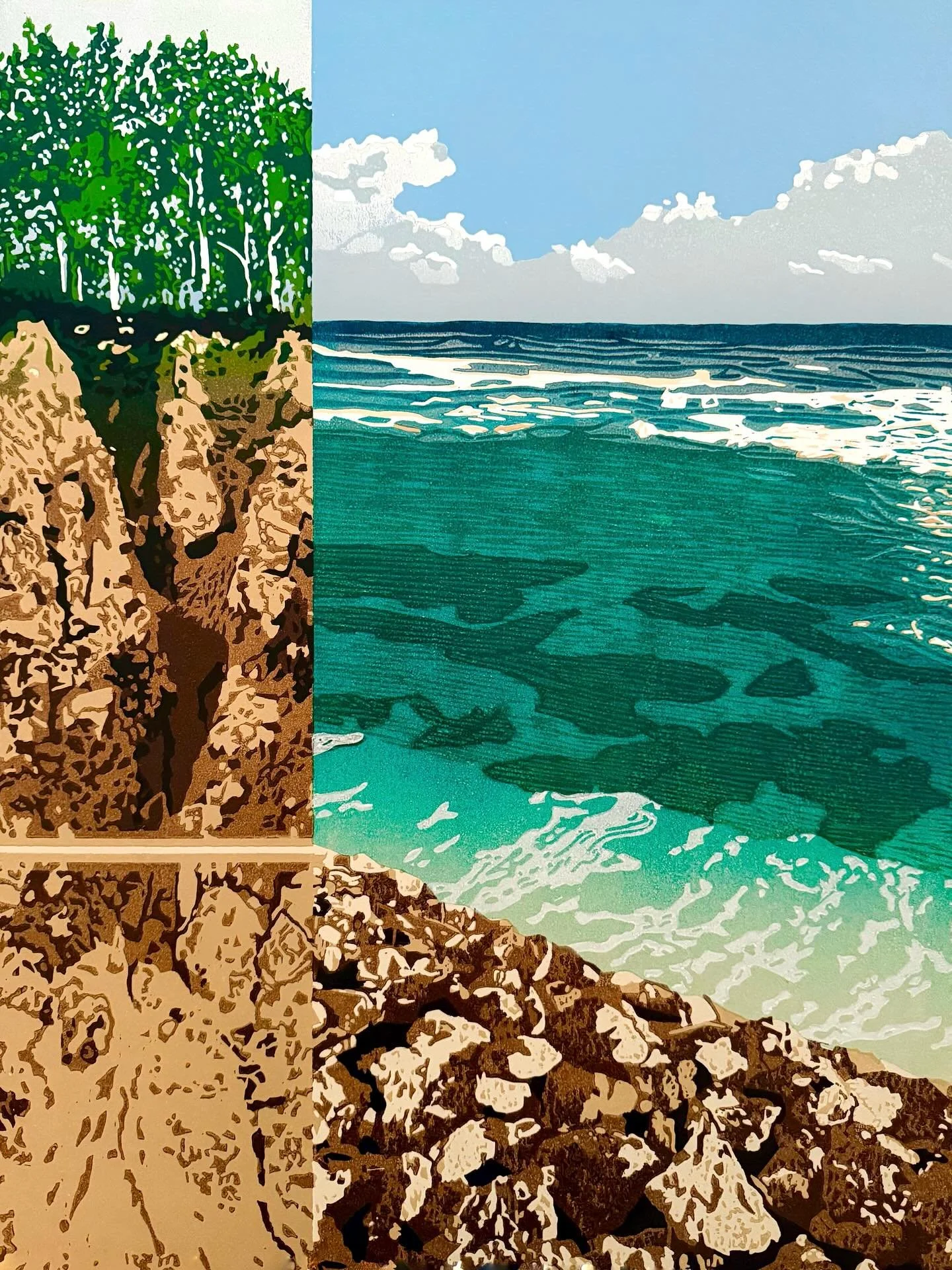 Delighted to say my newest print has been accepted into Remarque&rsquo;s 13th International Juried Print Exhibition! The Exhibition runs from December 12, 2025 to January 31, 2026 At Remarque Print Workshop in Los Ranchos New Mexico. 

@remarqueprint