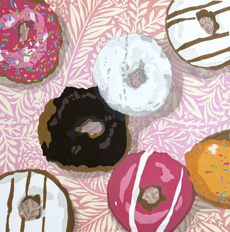 Donuts on Pink