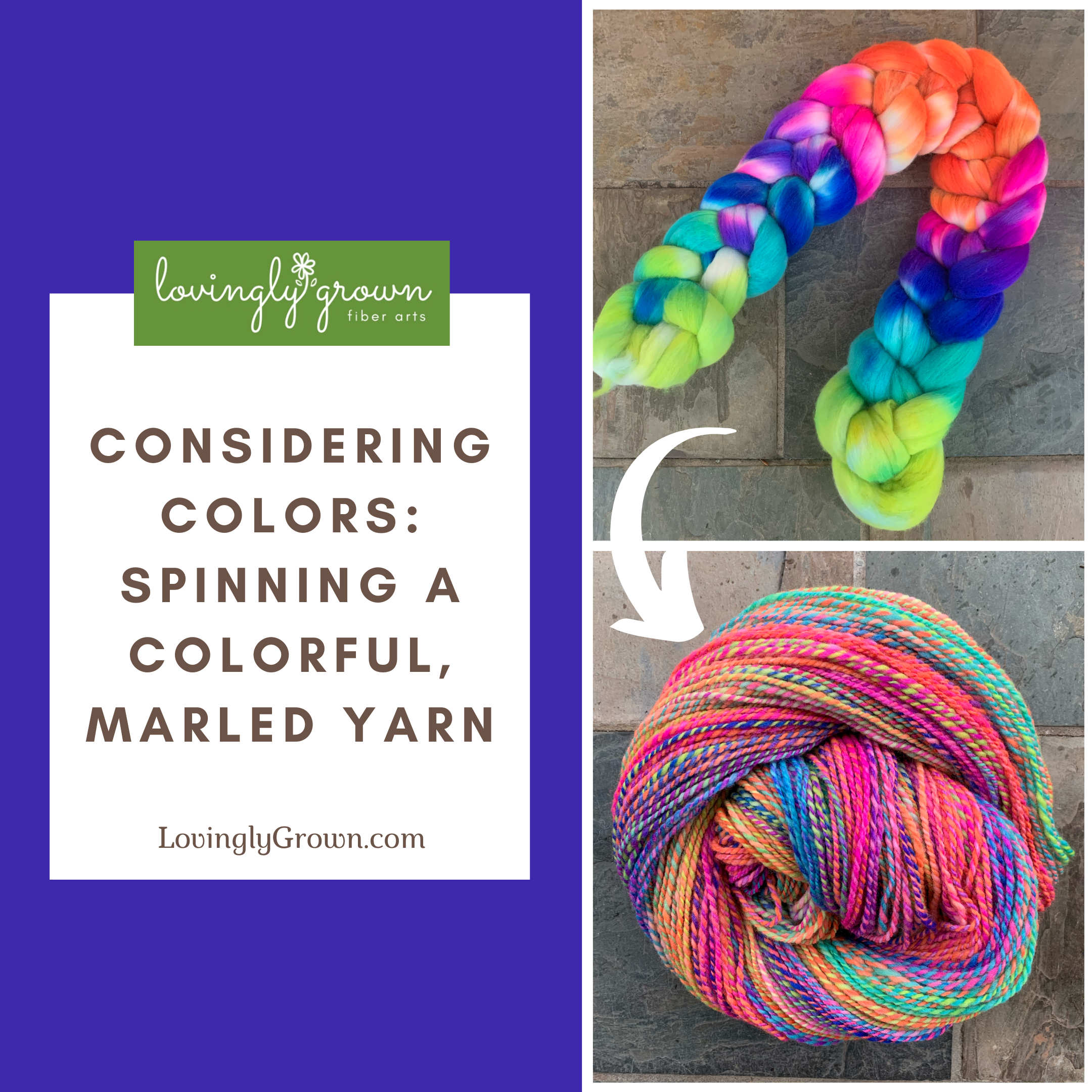 Considering Colors: Spinning a Colorful, Marled Yarn 