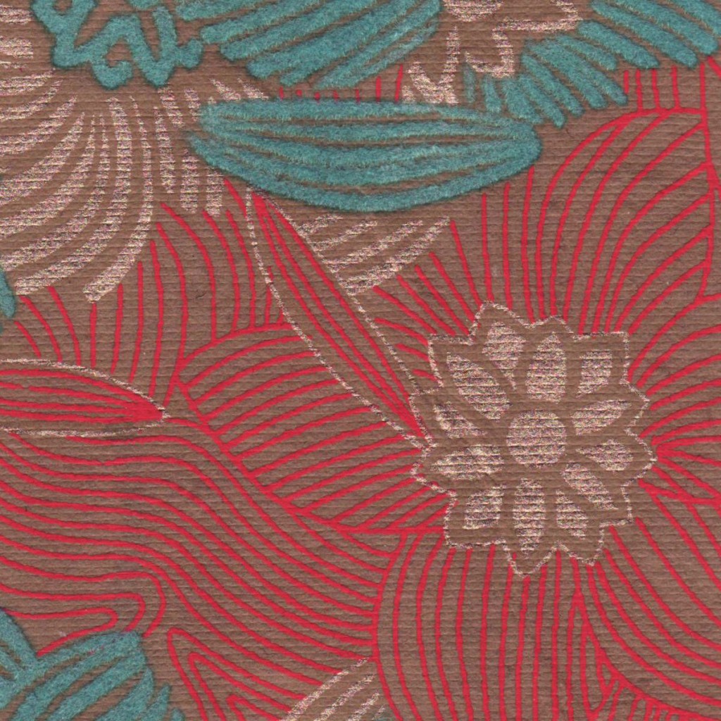 Flocked bronze garden