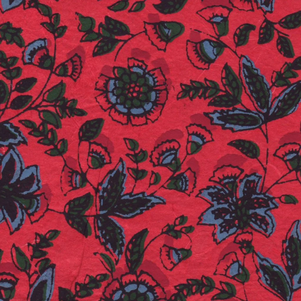 Red bell blooms