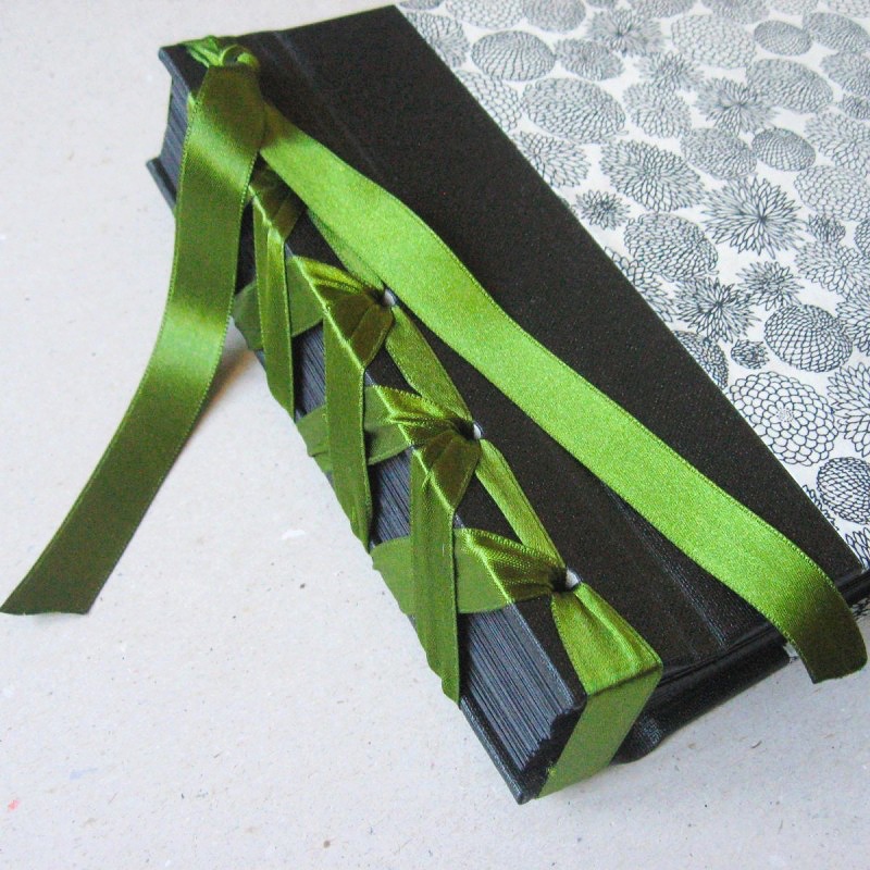Japanese stitch photo album with Japanese paper cover