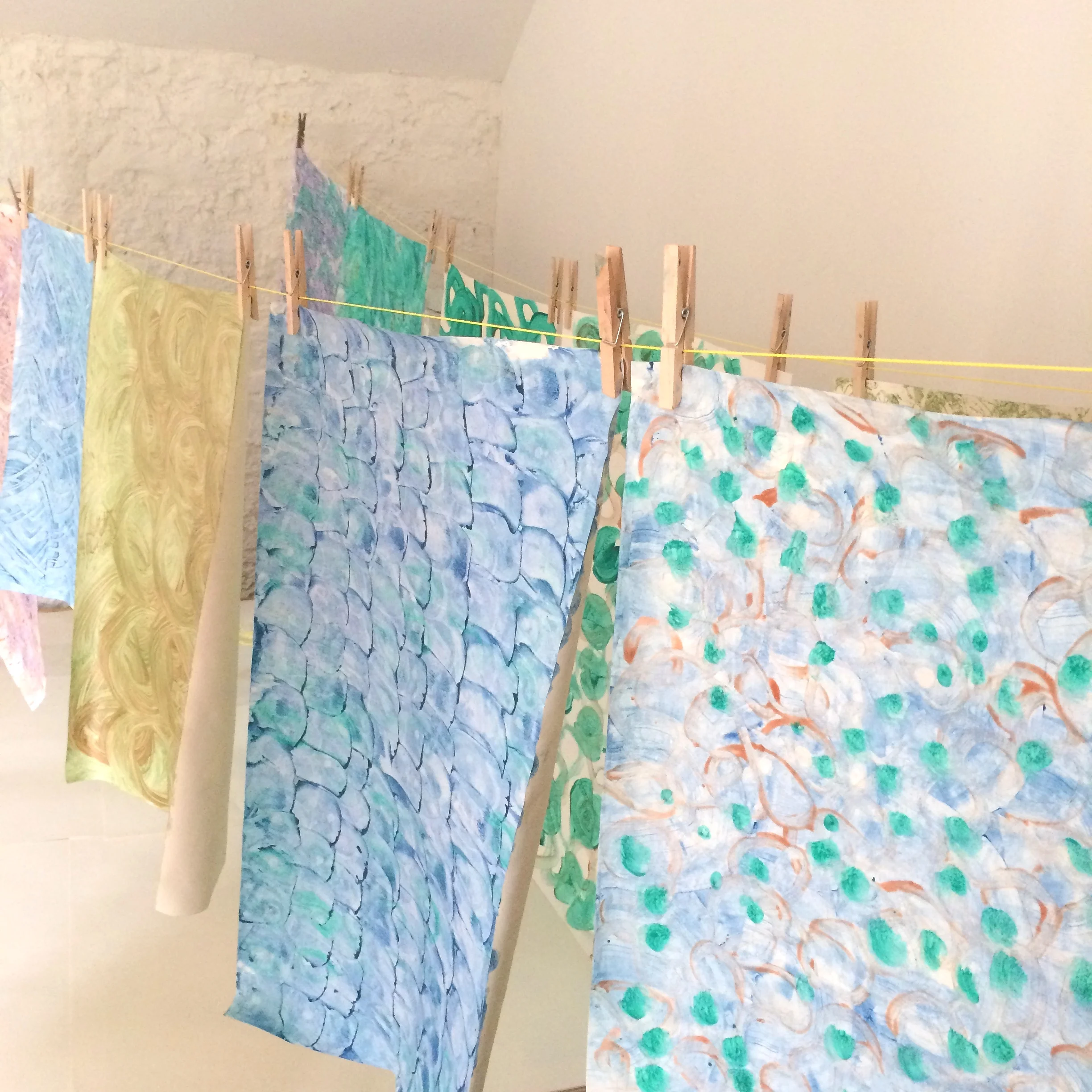 Handmade paste papers