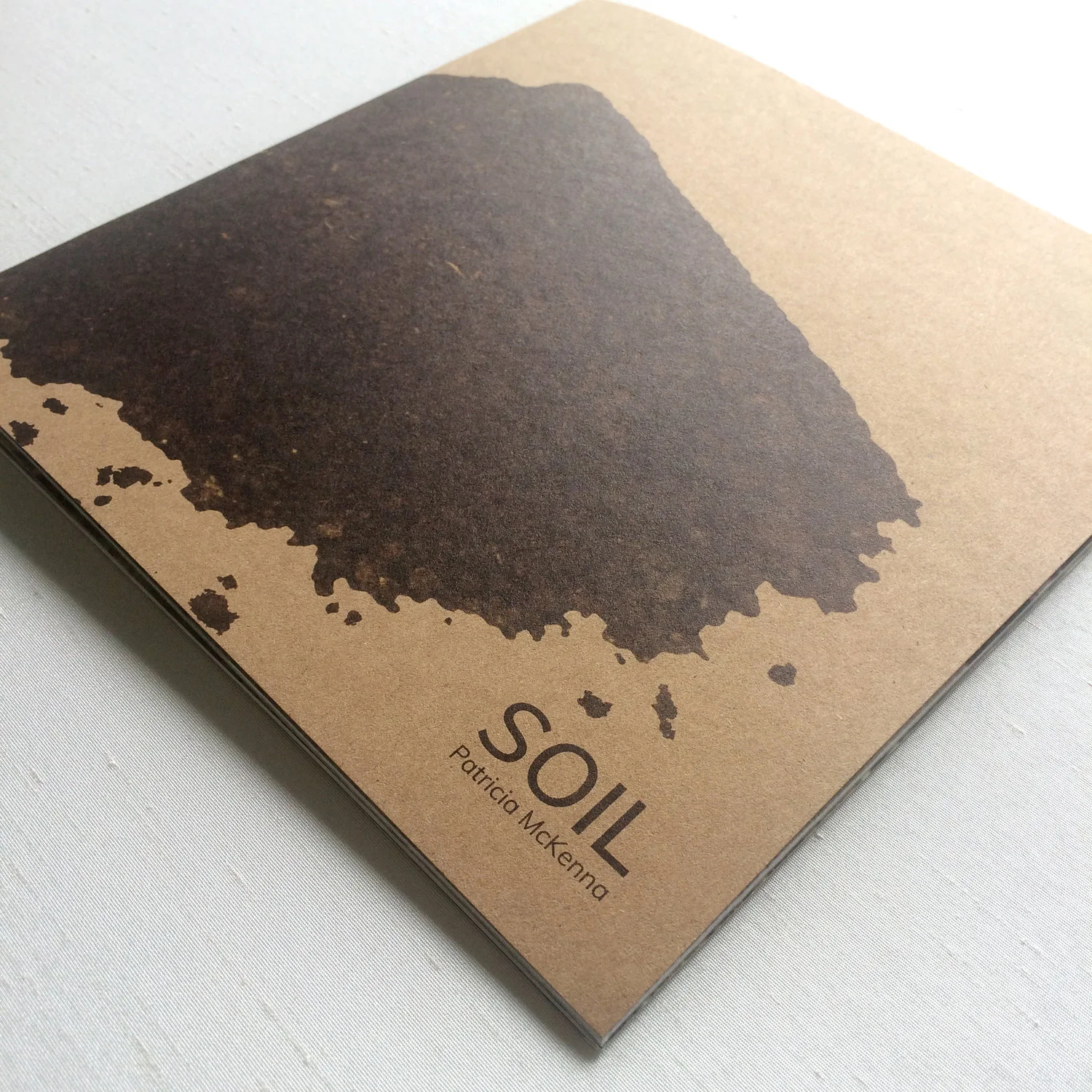 Cover of artist's catalogue designed by artist eilis murphy