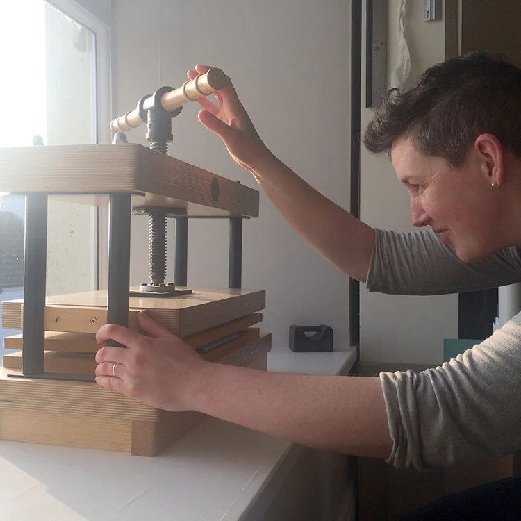 Artist's talk about my bookbinding practice