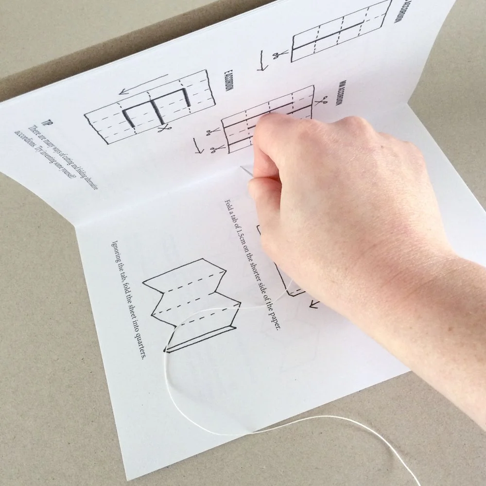 Launching Bookbinding 101 Accordion Bindings