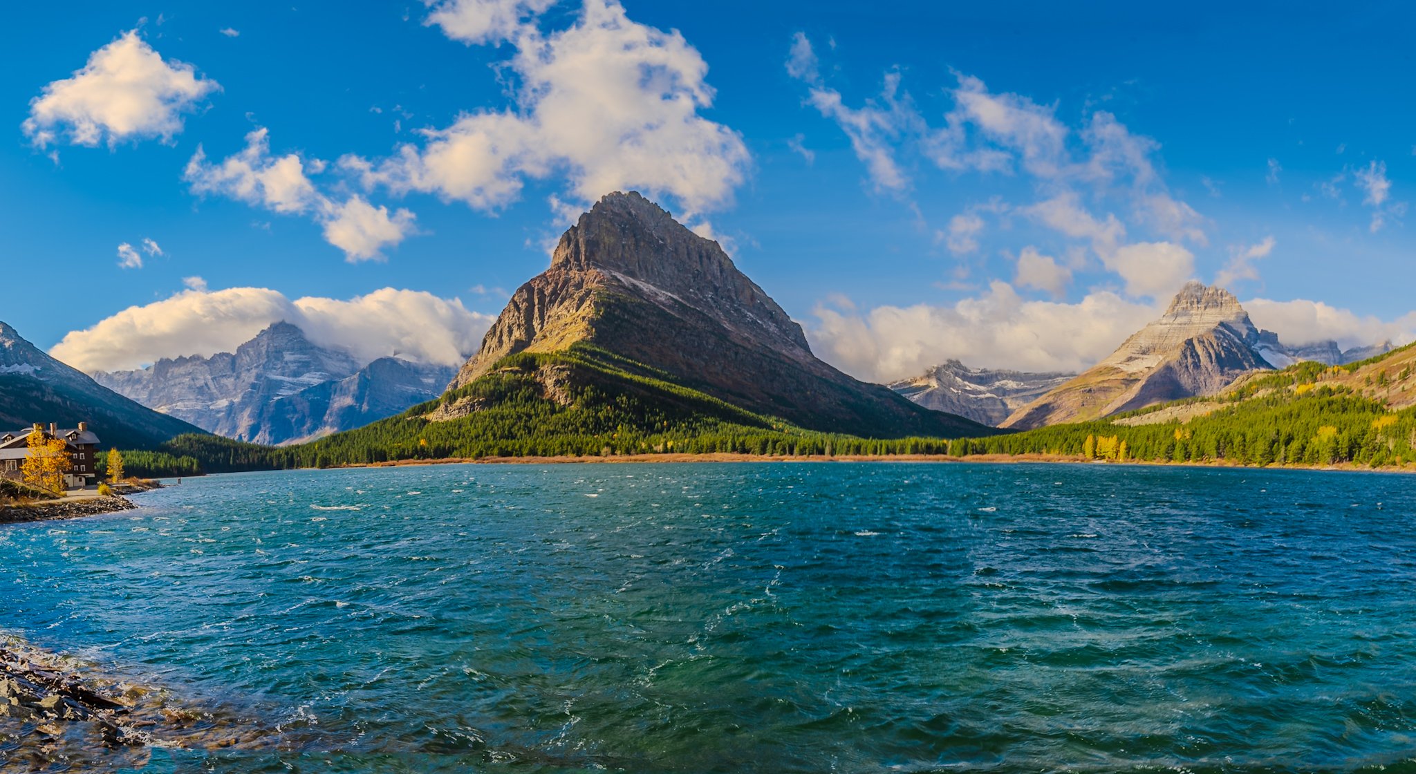 Grinnell Peak and Swiftcurrent Lake (Copy)