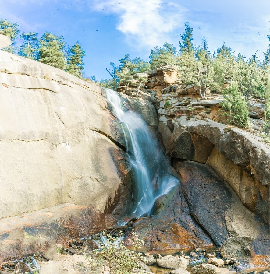 ELK FALLS, NORTH ELK CREEK, COLORADO