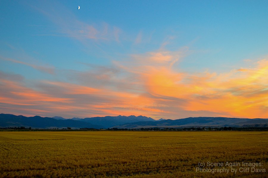 SUNSET, SOUTH GALLATIN VALLEY