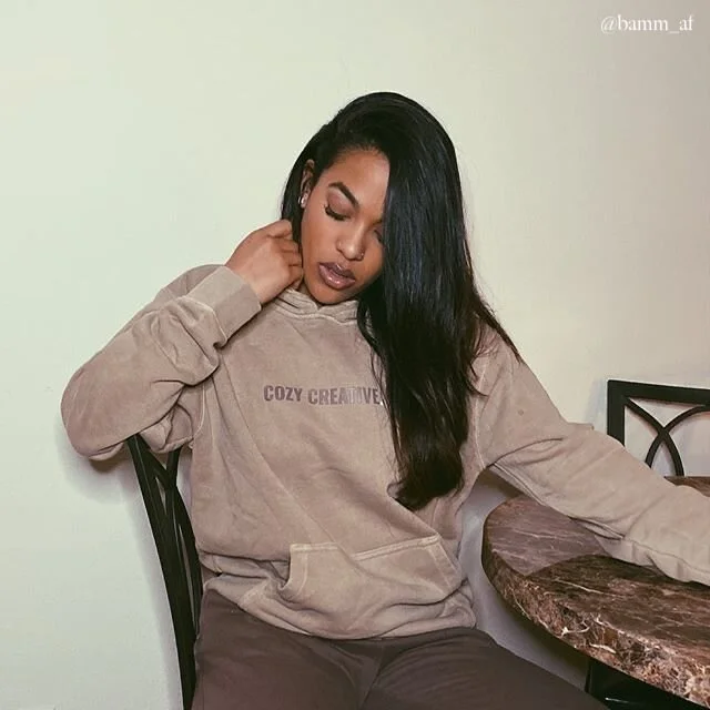 COZY CREATIVE. oversized hoodie — SHEMA LOVE CREATIVE