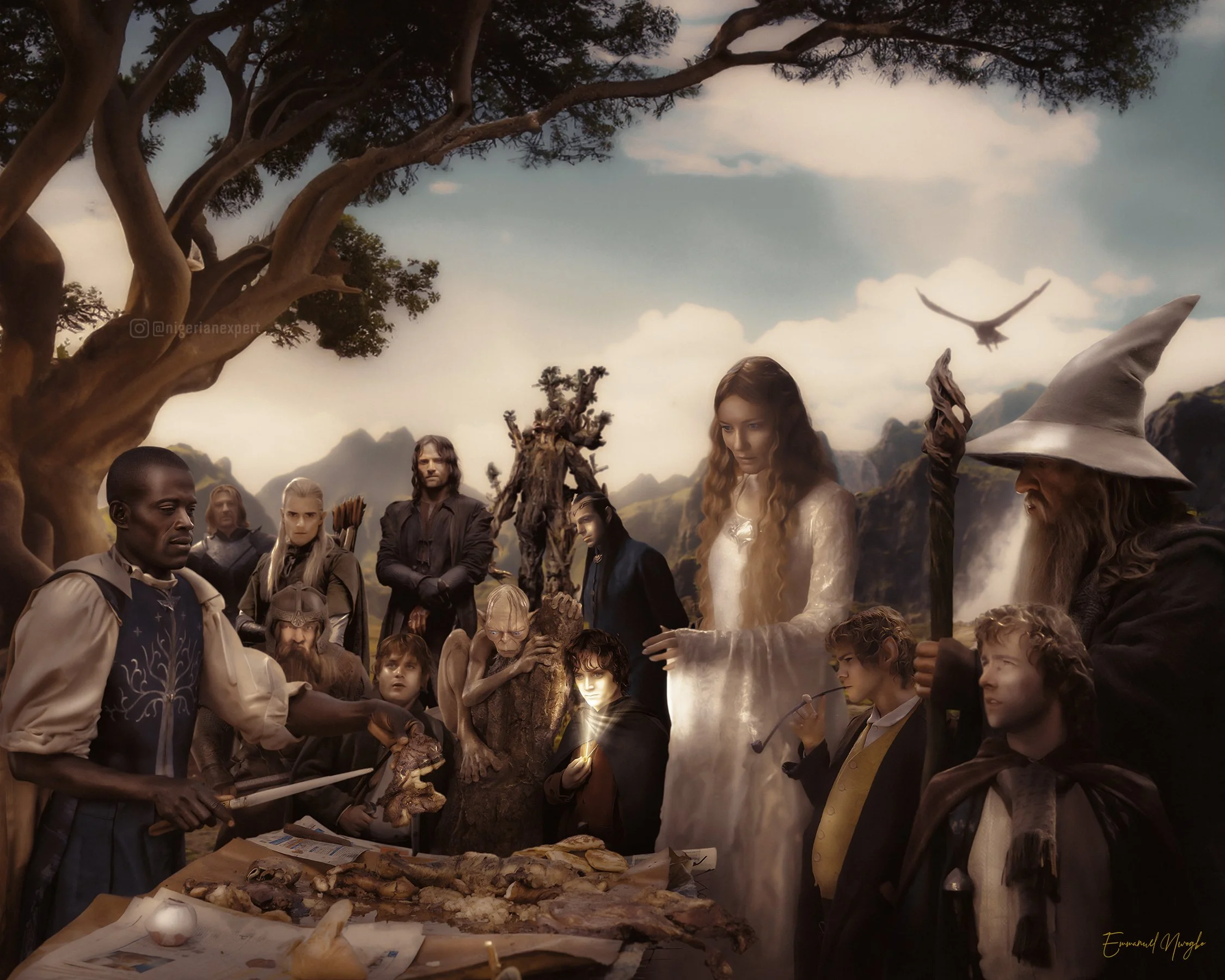 The Suya Man Visits Middle-Earth