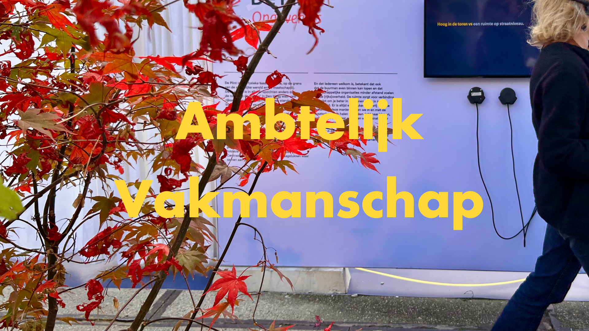 Buiten én in tussenruimten: samenwerken aan dialoog, openheid en vernieuwing