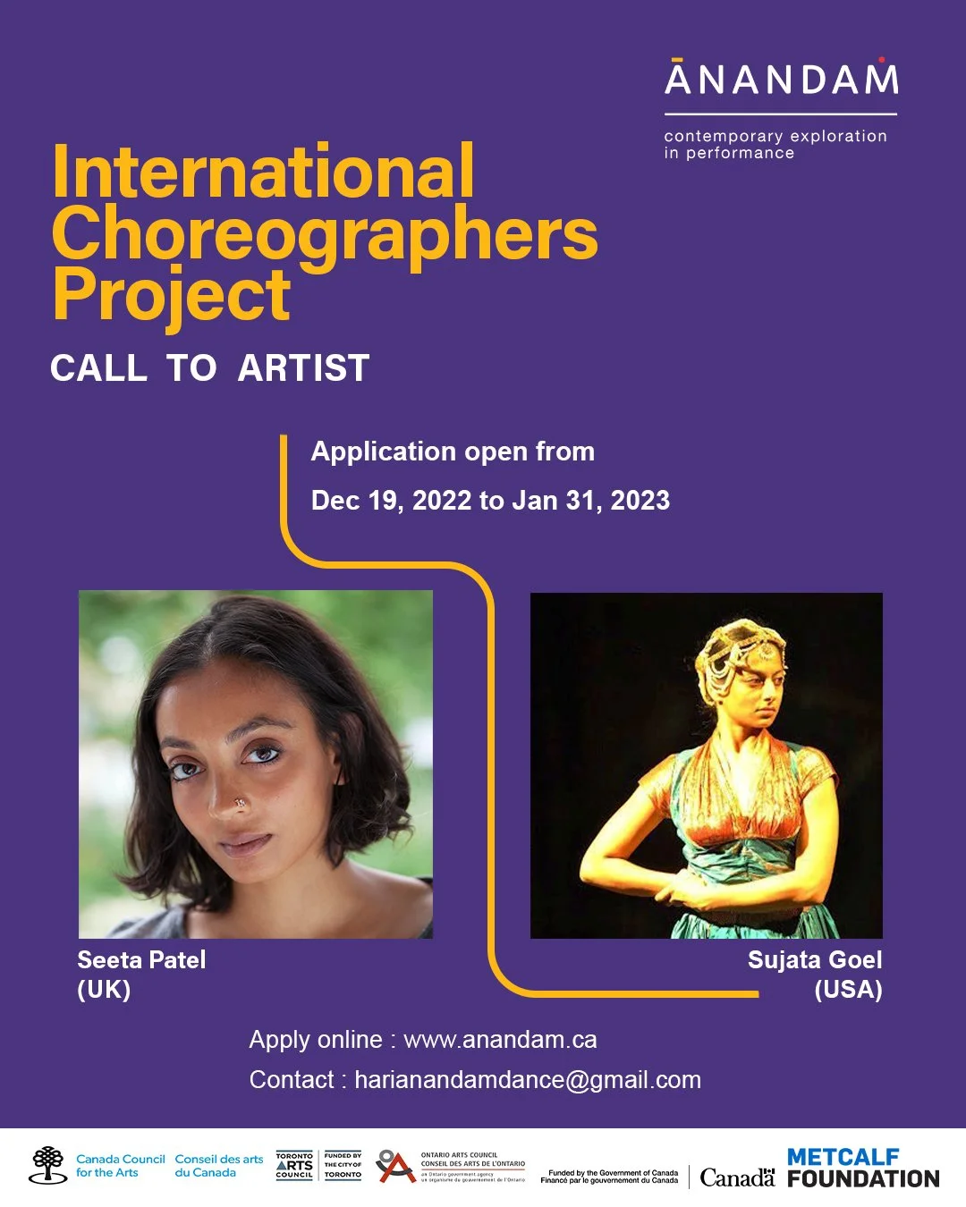 Call for Artists: International Choreographers Project