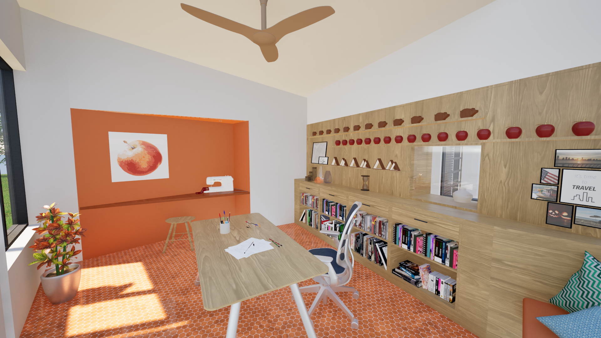 Project Room & Collections Display for Her