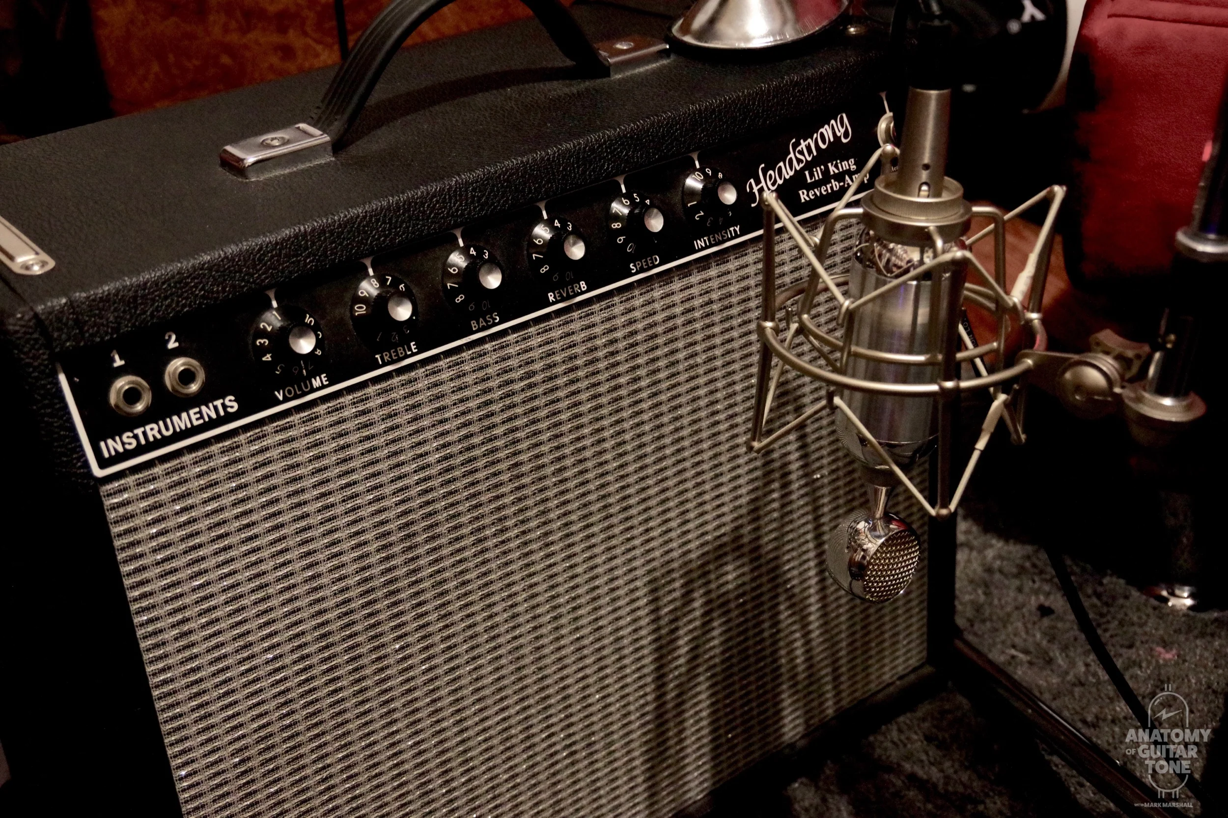 Headstrong lil King Reverb miked with a Soyuz Bomblet