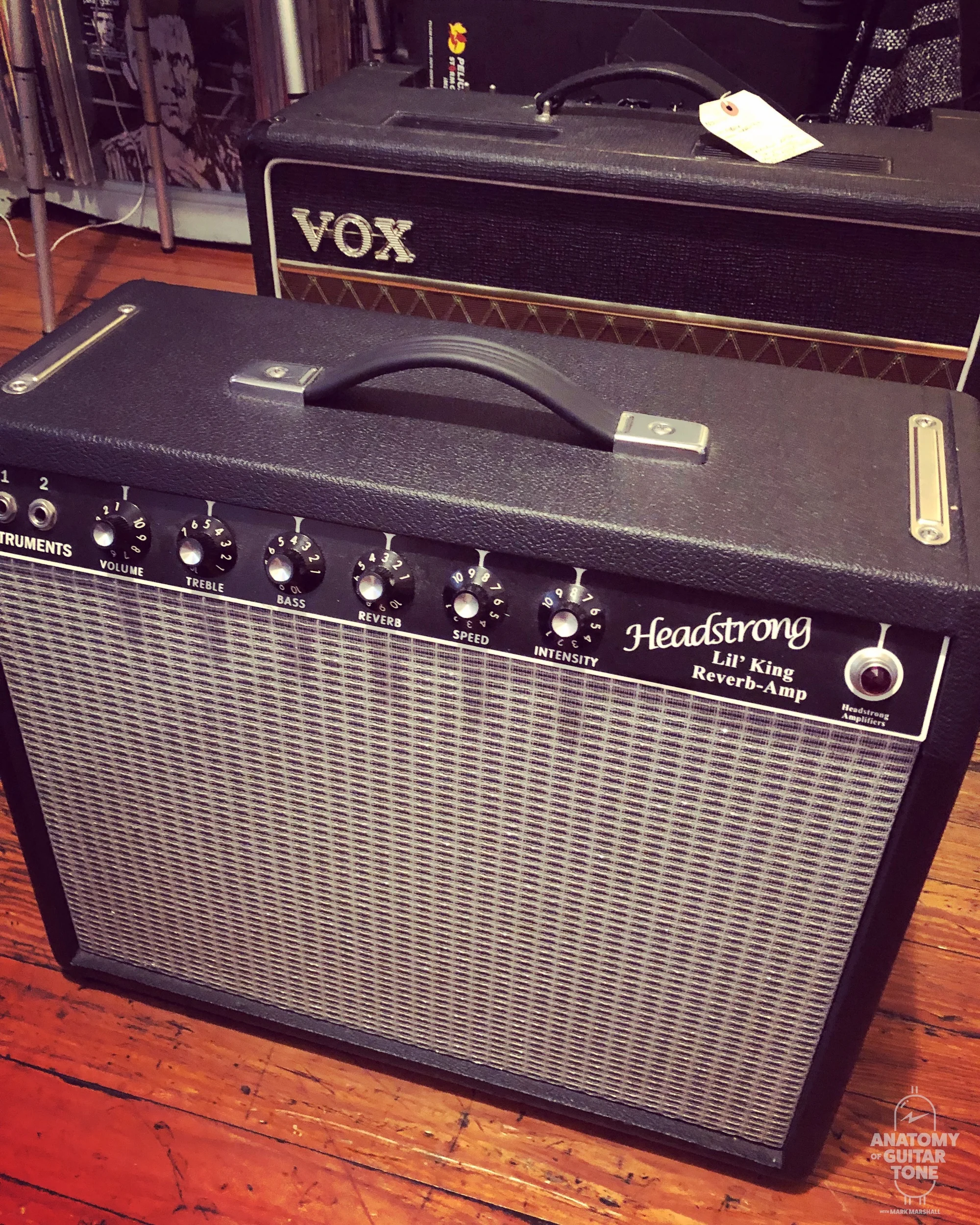 Headstrong Lil King Reverb and Vox AC15