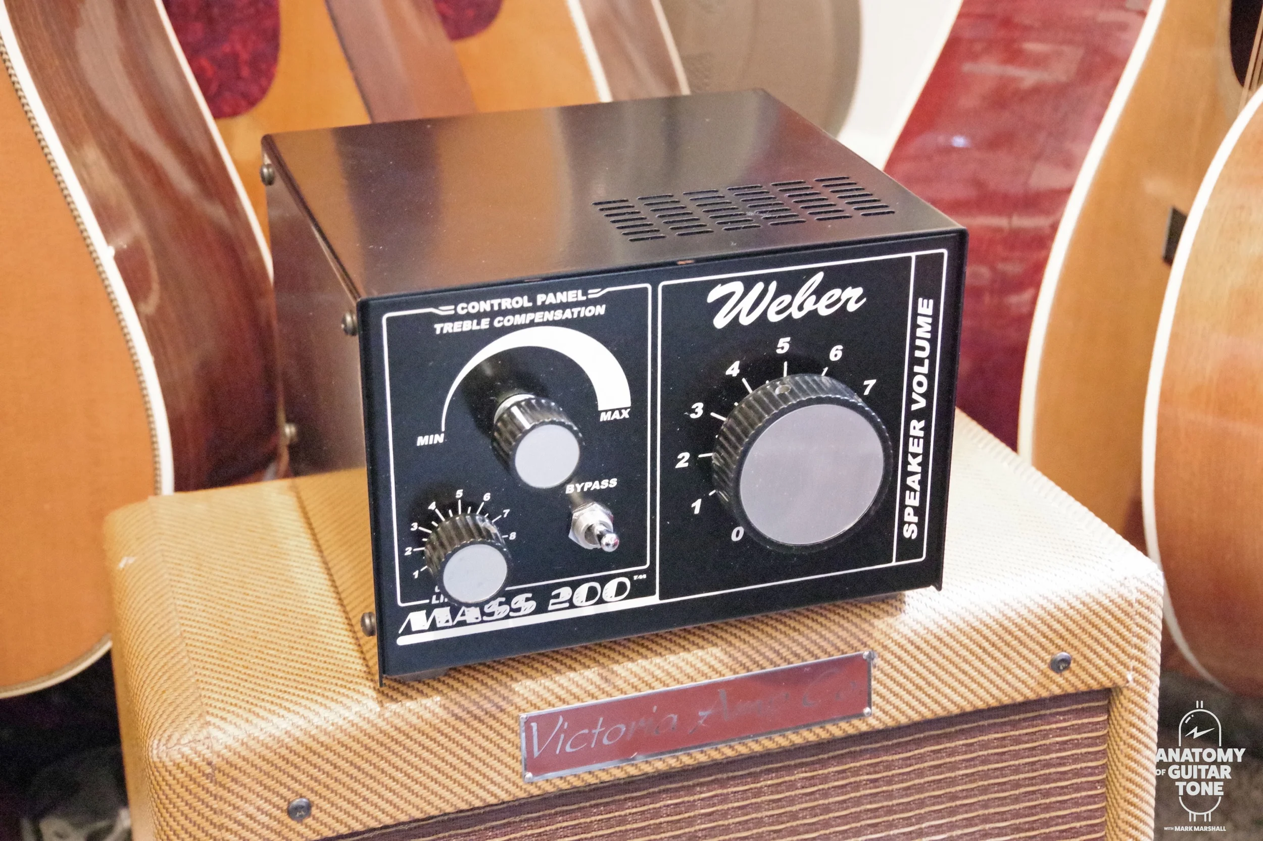 Weber Mass 200 attenuator and a Victoria 518 amp