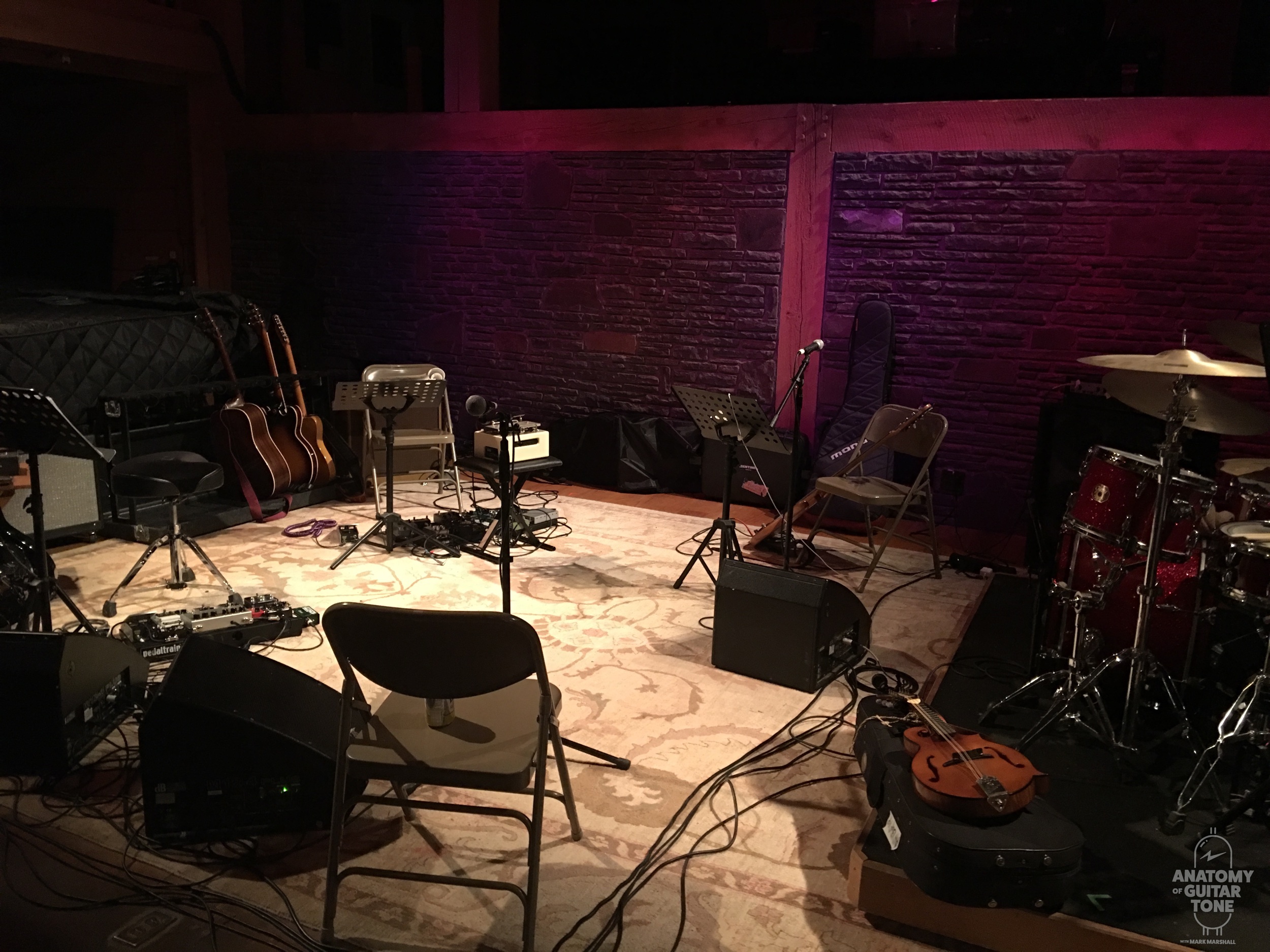 Rehearsal for a tour at Levon Helm Studions in Woodstoc,k NY
