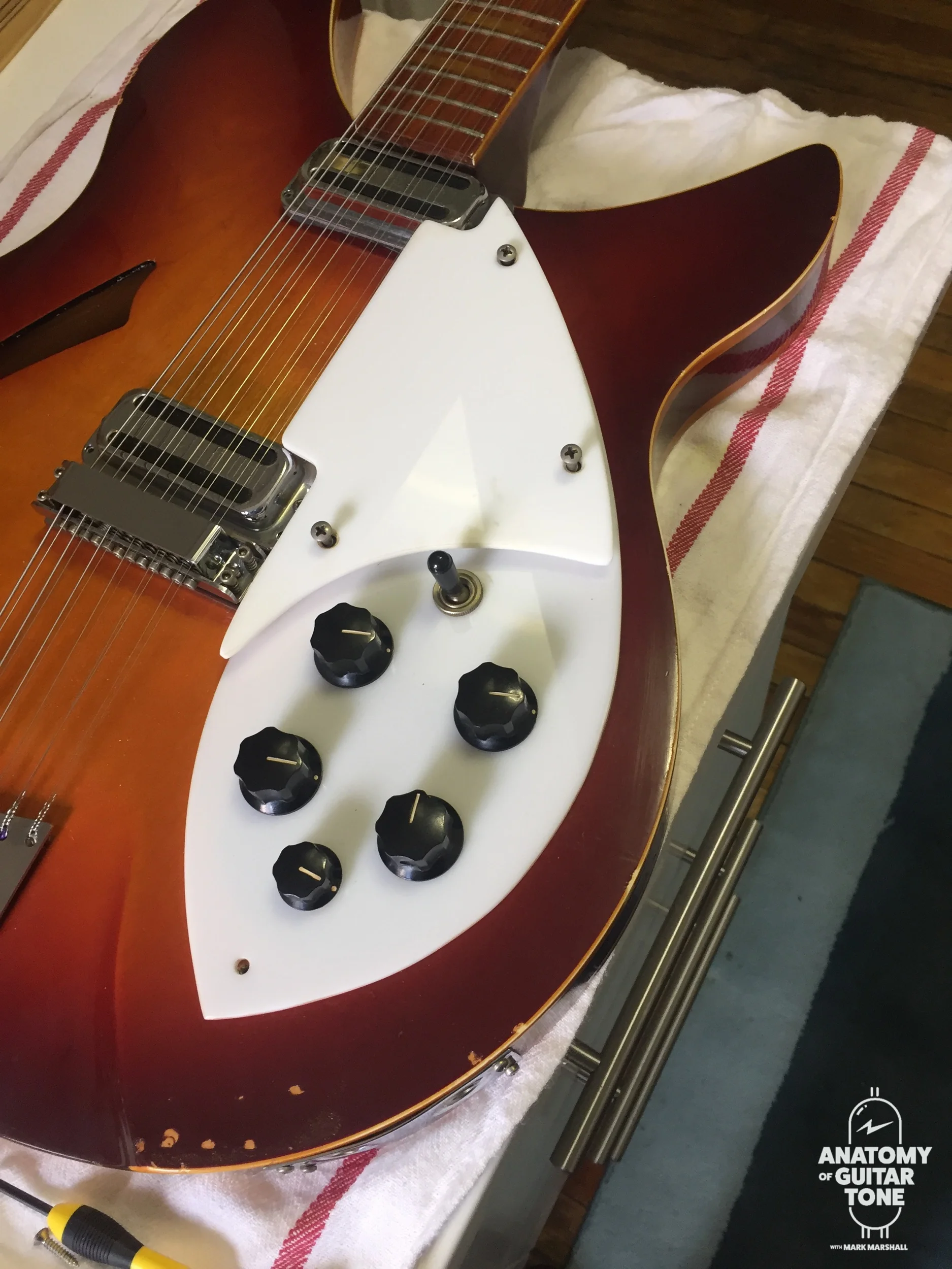 A vintage 1964 Rickenbacker 360 12
