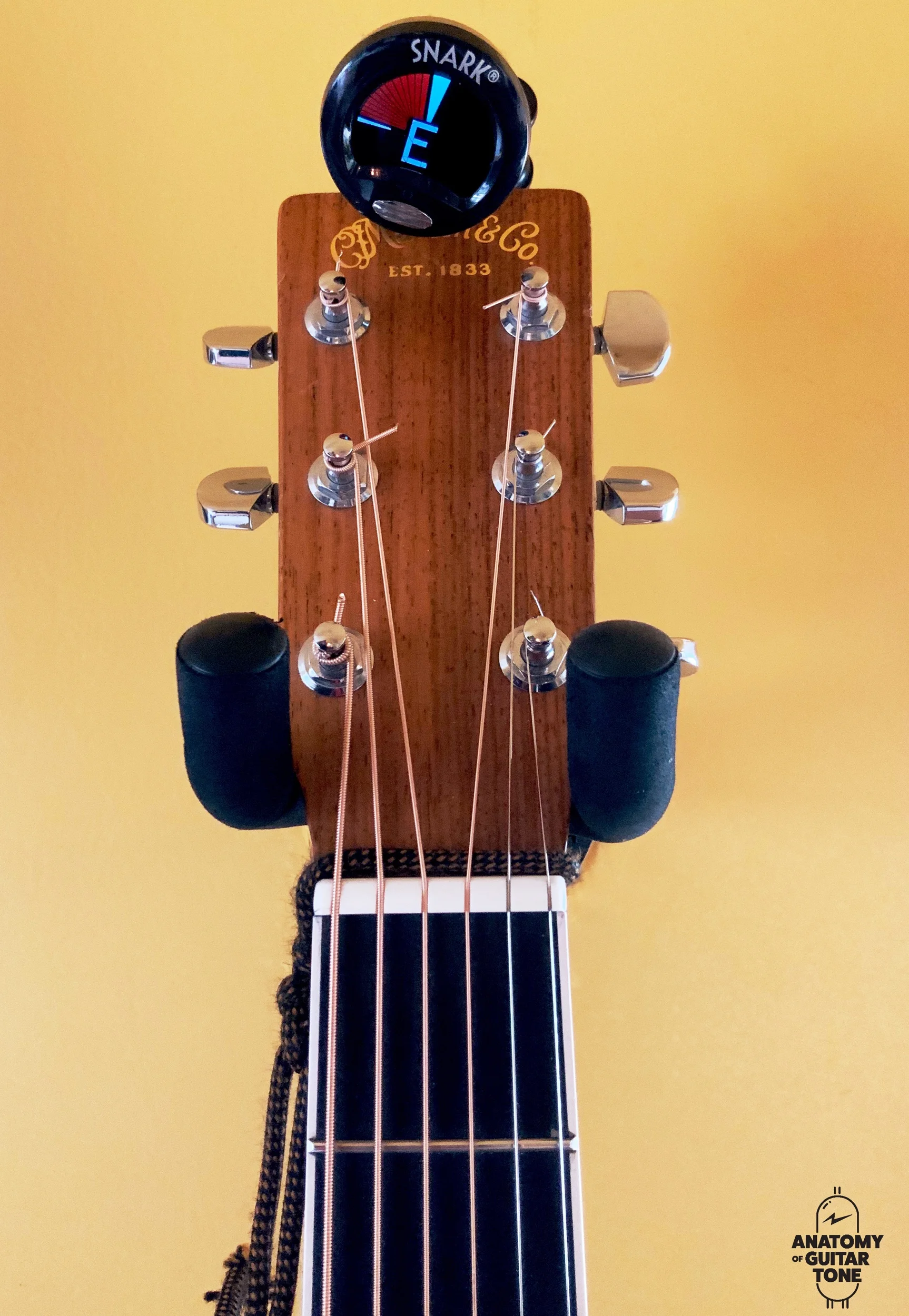 Convenient but not accurate headstock tuner.