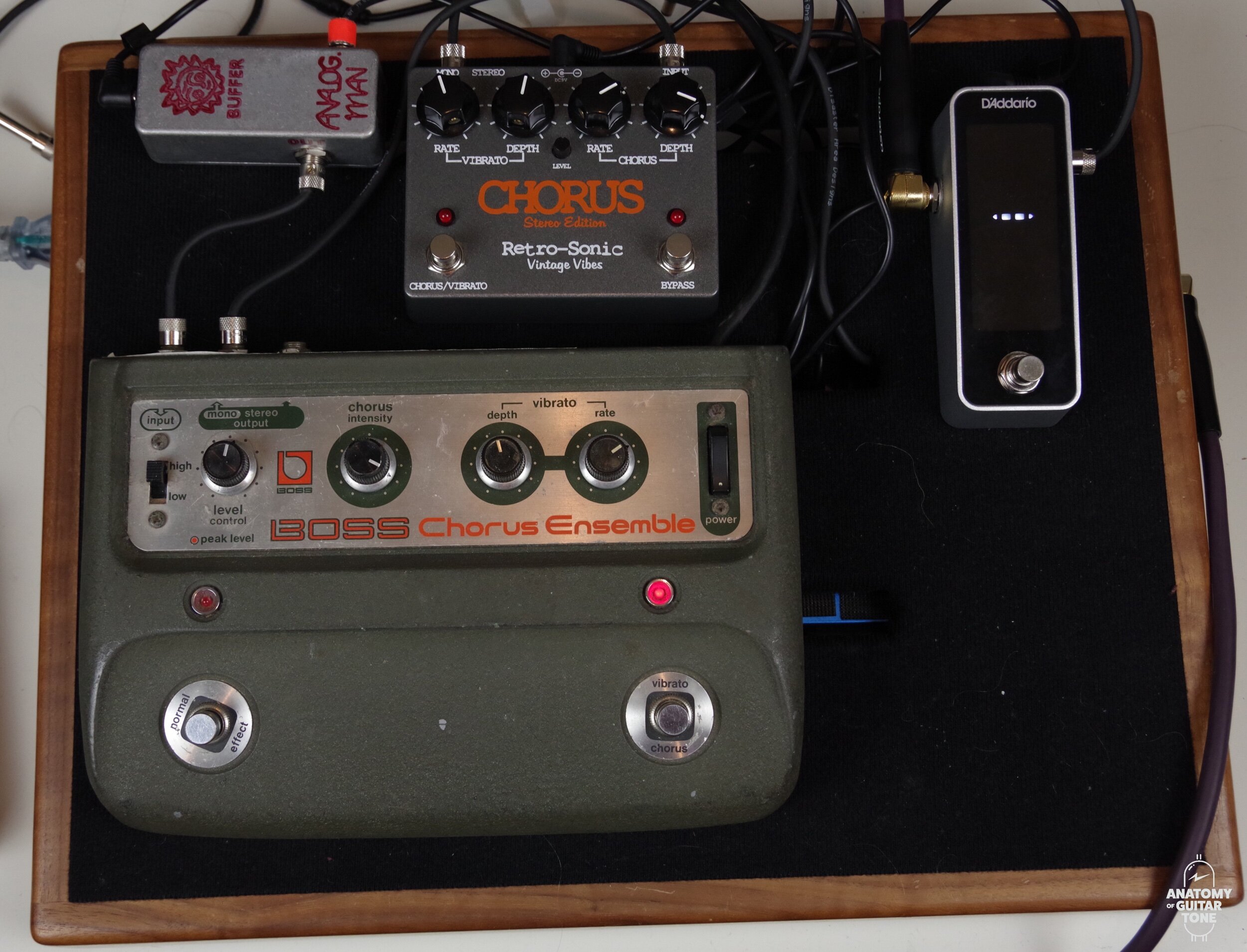 Retro Sonic Chorus CE-1 Circuit — Anatomy of Guitar Tone