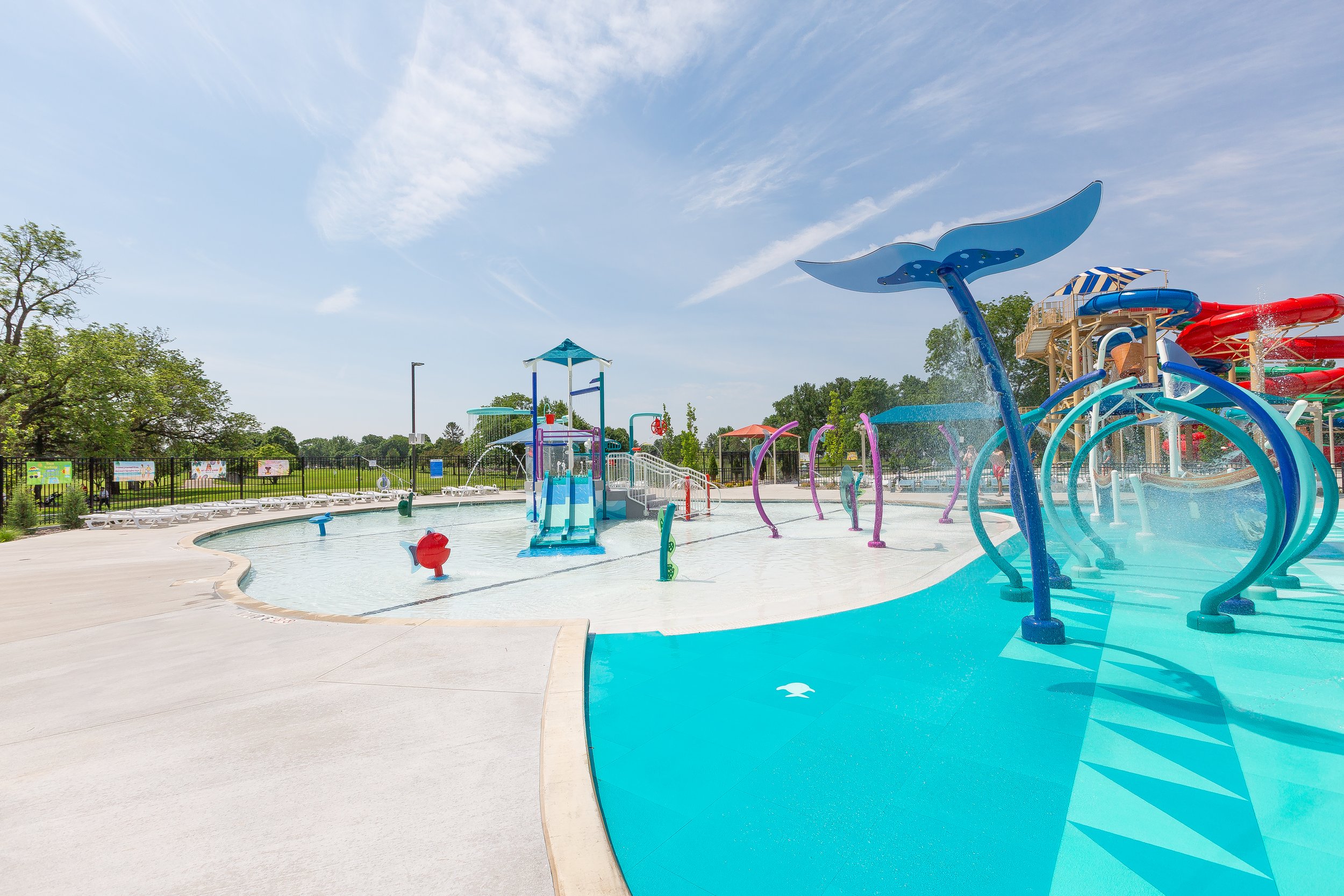 Soldiers Field Aquatic Center, Life Floor  splash pad design